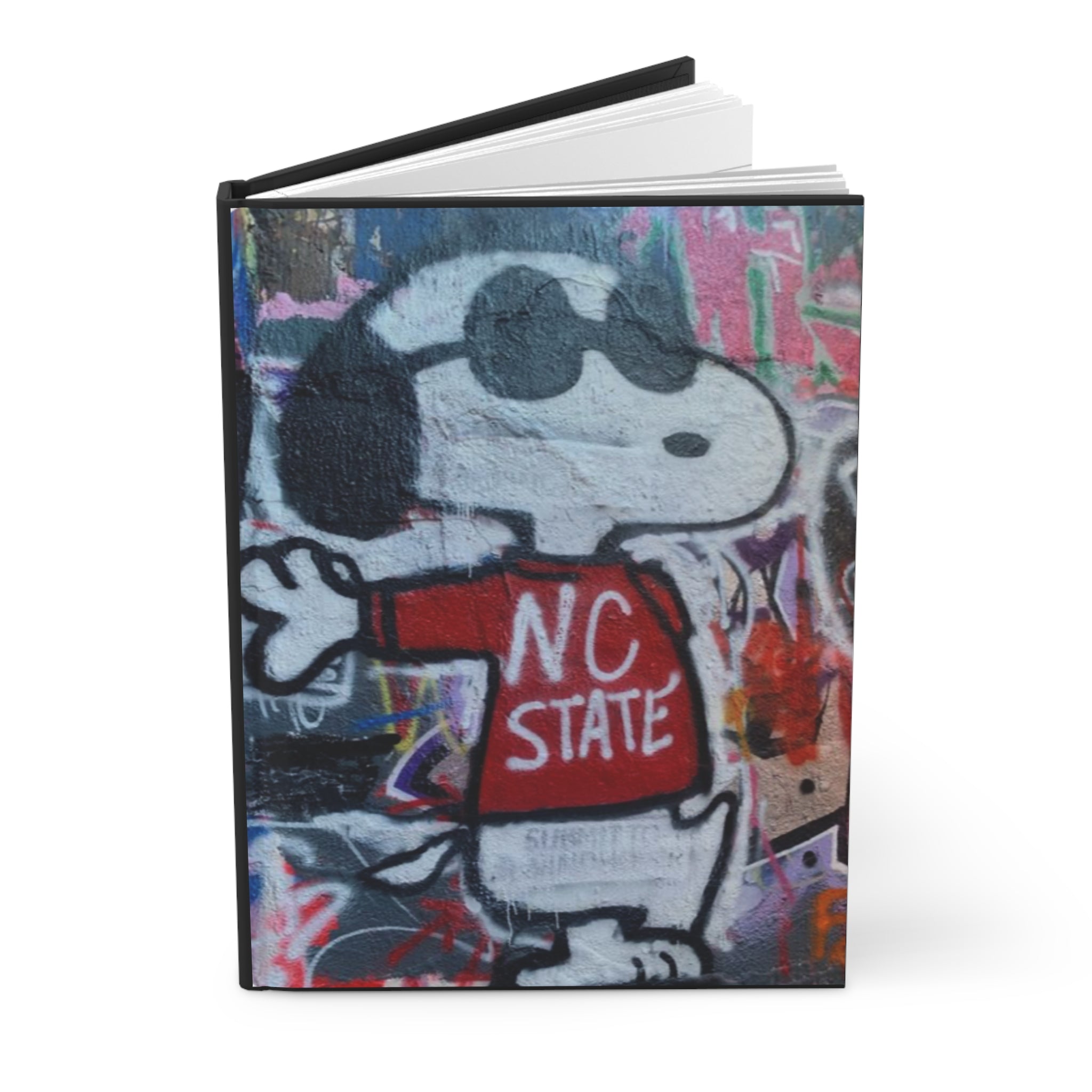 Snoopy NC State Journal, Fun Hardcover Notebook for Students, Gifts for Dog Lovers, Cute Art Journal, School Supplies, Stylish Diary