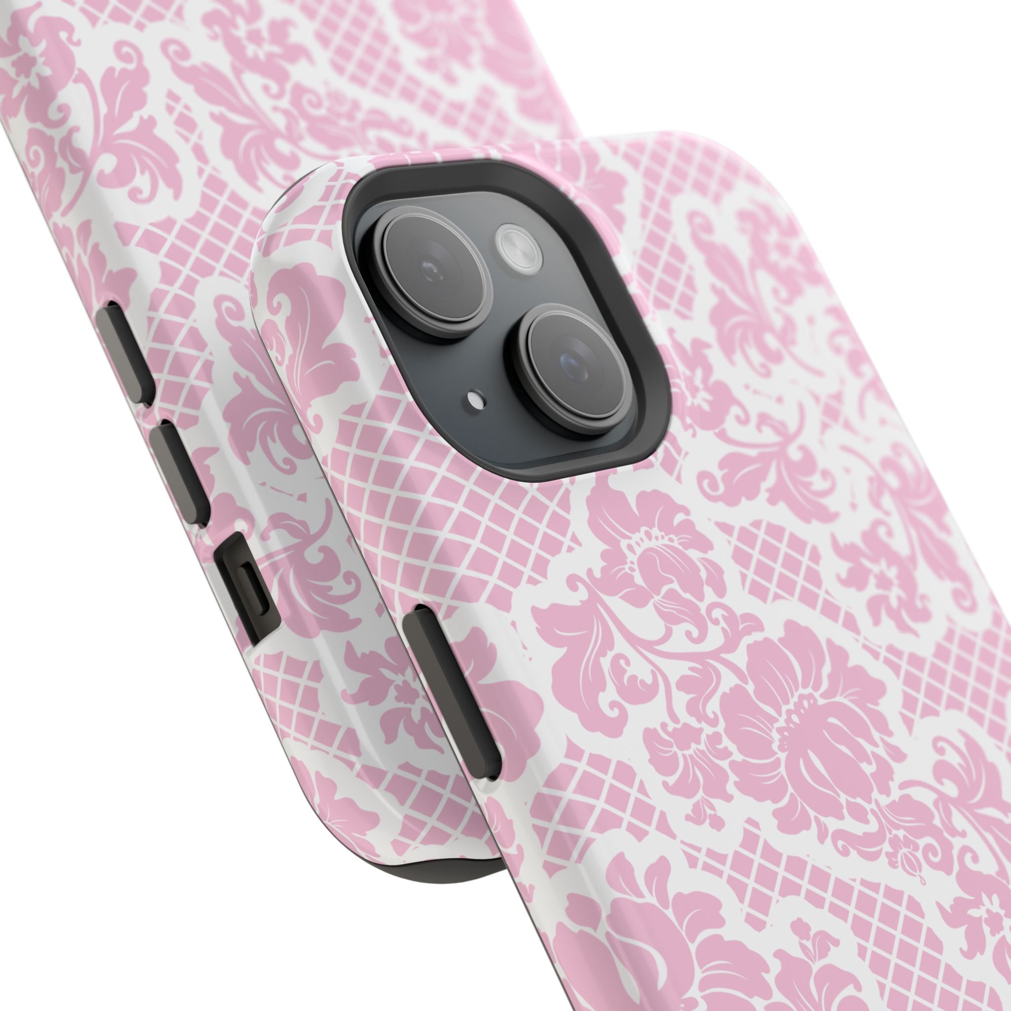 Customizable: Pink Lace Inspired Elegantly Chic Impact-Resistant Case