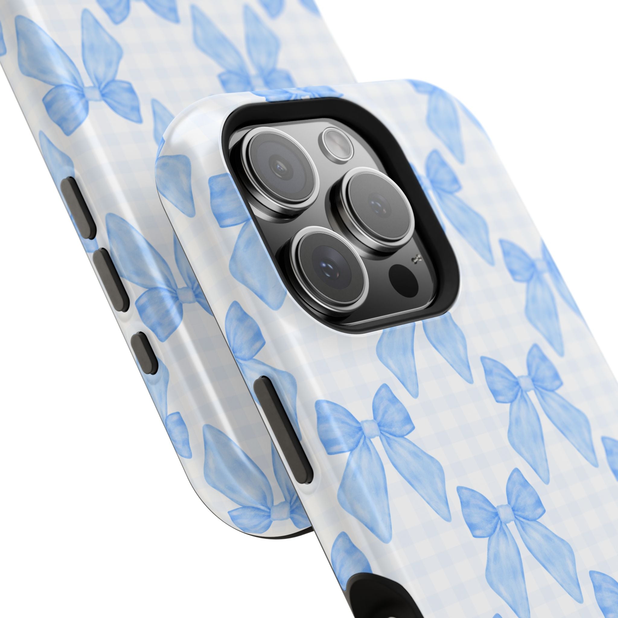 Customizable: Charming Bow Pattern Phone Case