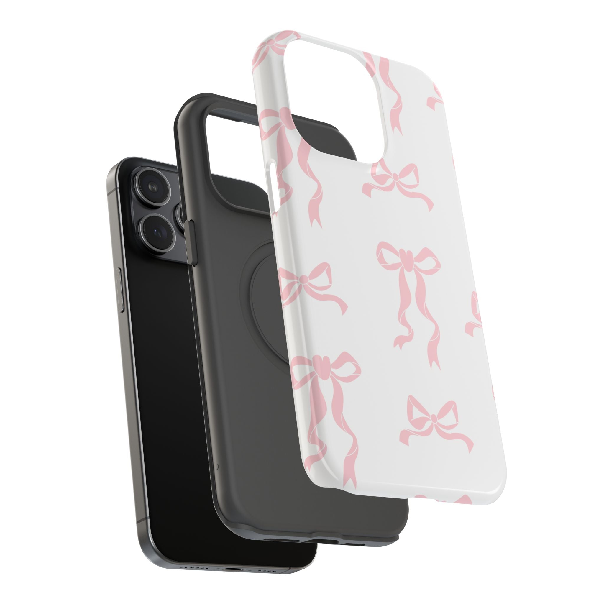 Customizable Cute Bow Pattern Phone Case