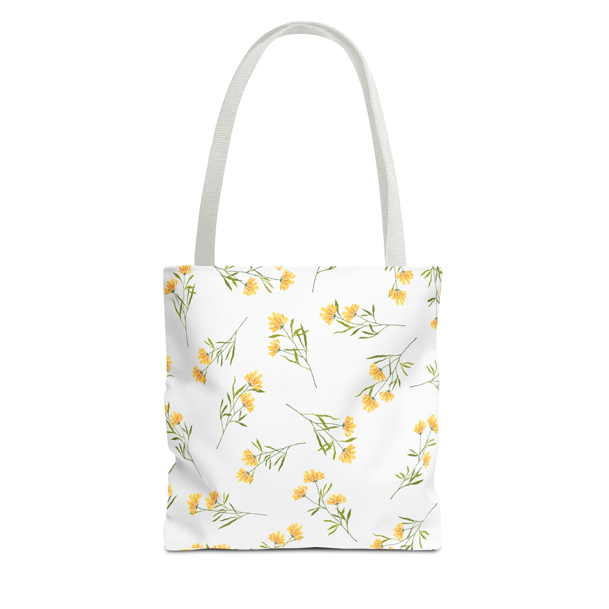 Customizable: Yellow Floral Tote Bag