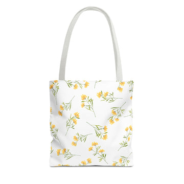 Customizable: Yellow Floral Tote Bag