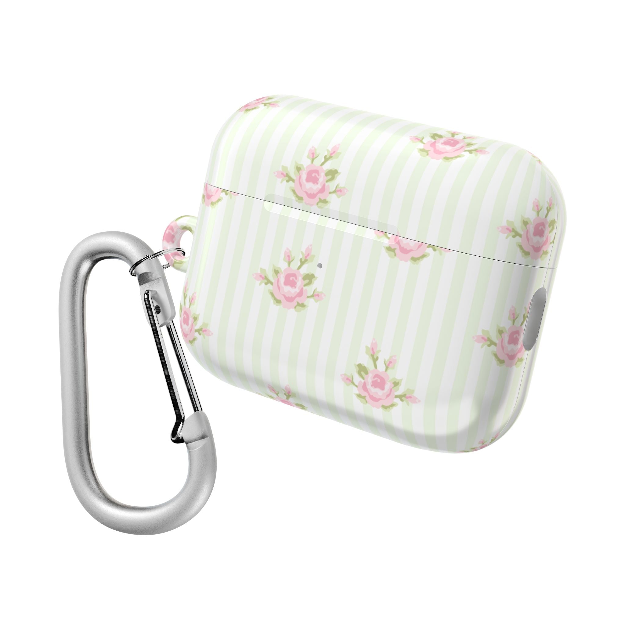 Floral AirPod Cases | Cute Tech Accessory, Gift for Her, Floral Pattern, Spring Vibes, Rose Design, Trendy Earbud Case