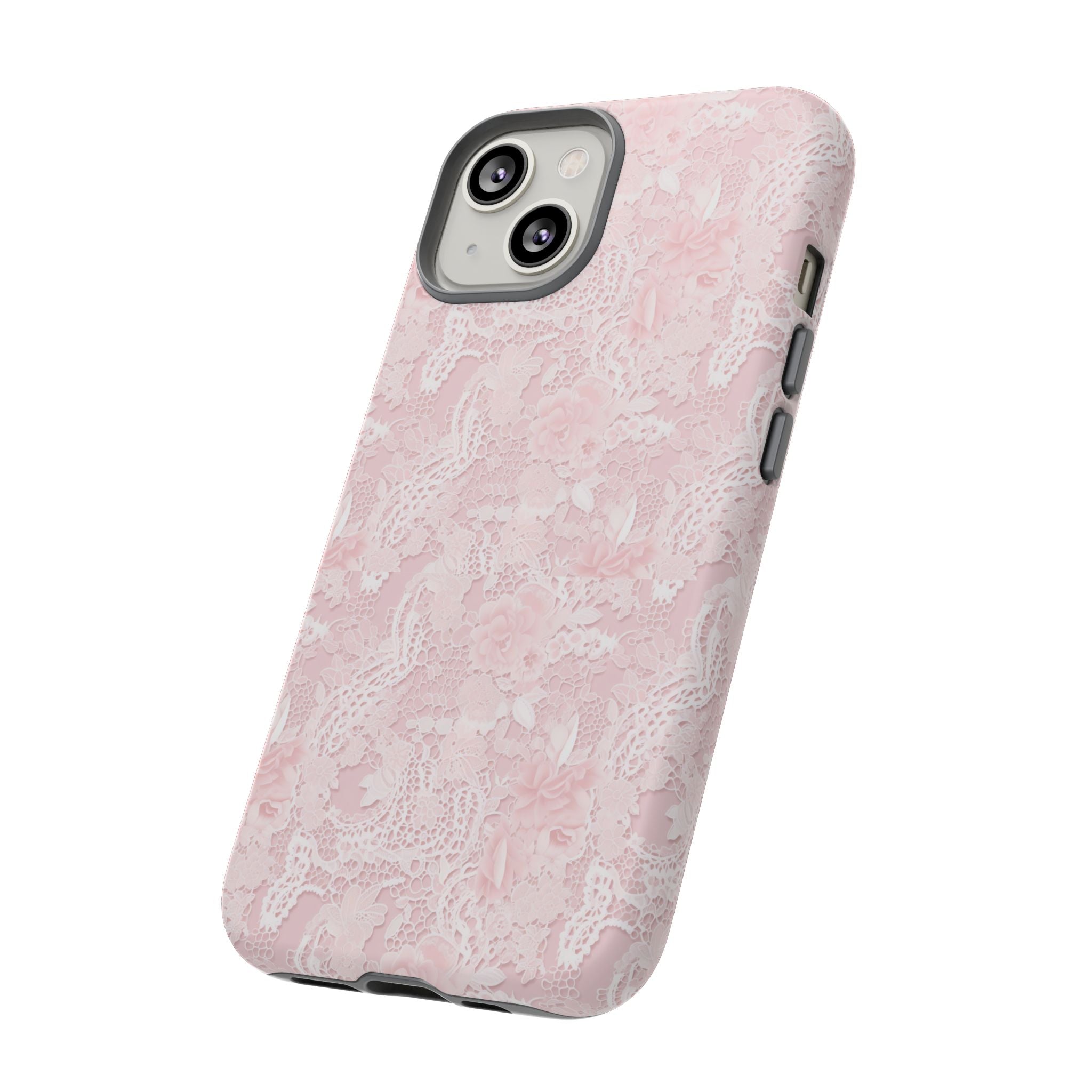 Customizable: Pink Floral Phone Case, Stylish Tough Cases, Unique Gift for Her, Cute Phone Accessories, Floral Tech Cover