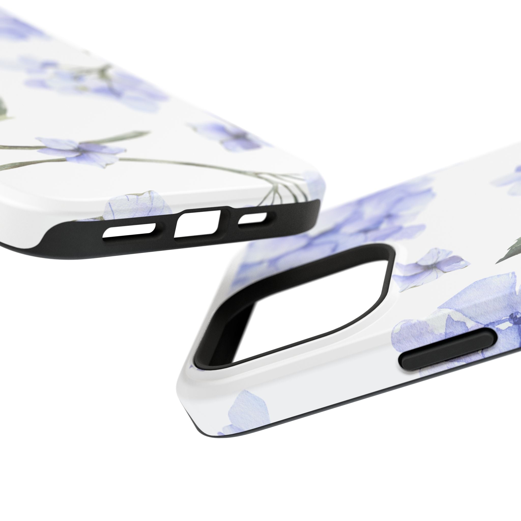Customizable: Floral Purple Hydrangea Impact-Resistant Phone Case