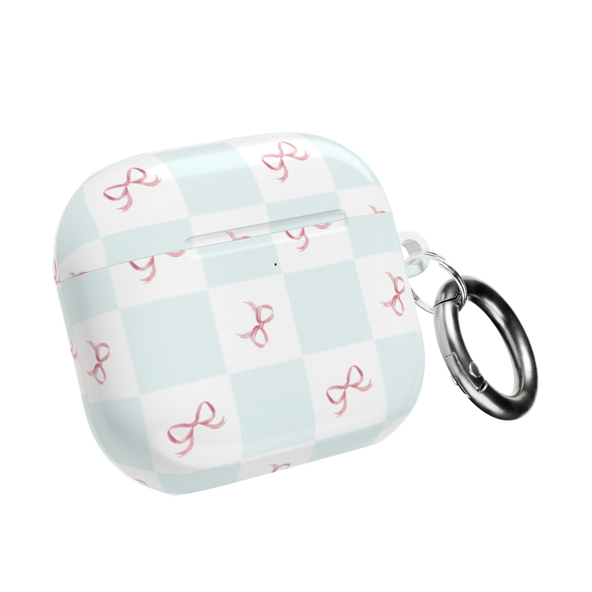 Customizable: Chic AirPod Case with Pink Ribbon Design, Trendy AirPod Case
