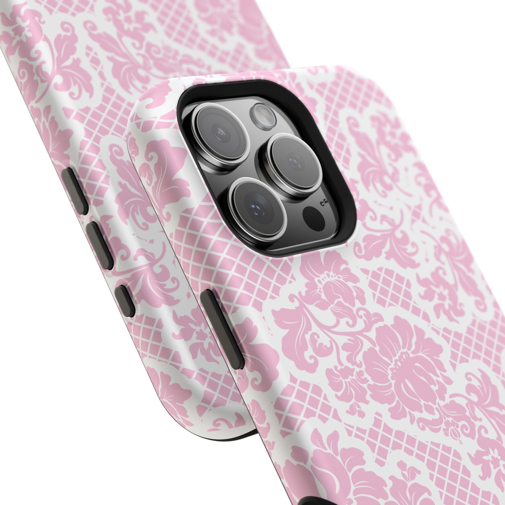 Customizable: Pink Lace Inspired Elegantly Chic Impact-Resistant Case