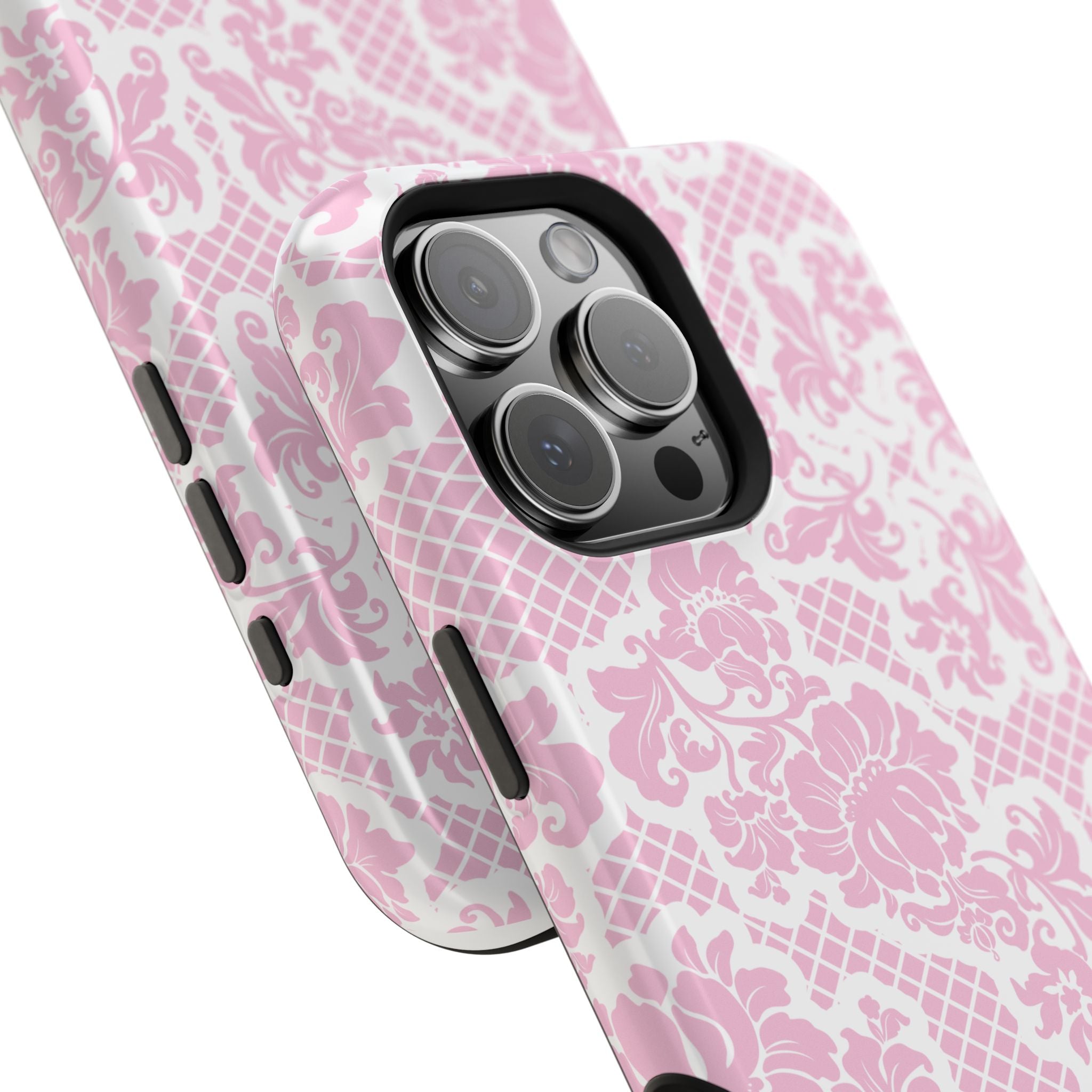 Customizable: Pink Lace Inspired Elegantly Chic Impact-Resistant Case