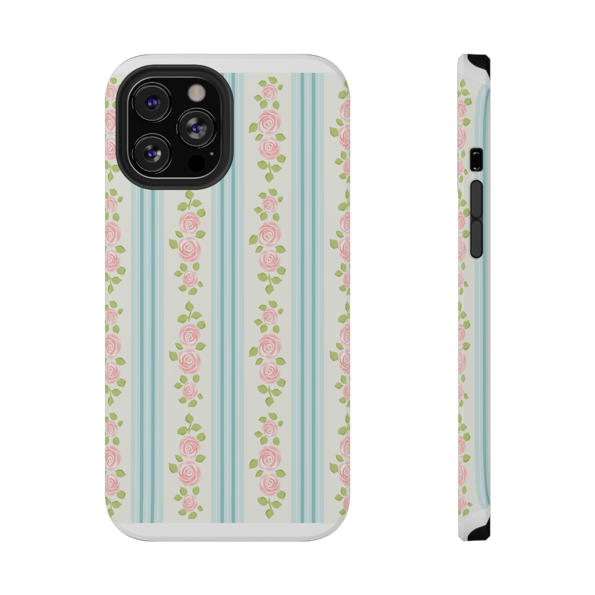 Customizable: Floral Impact-Resistant Phone Case