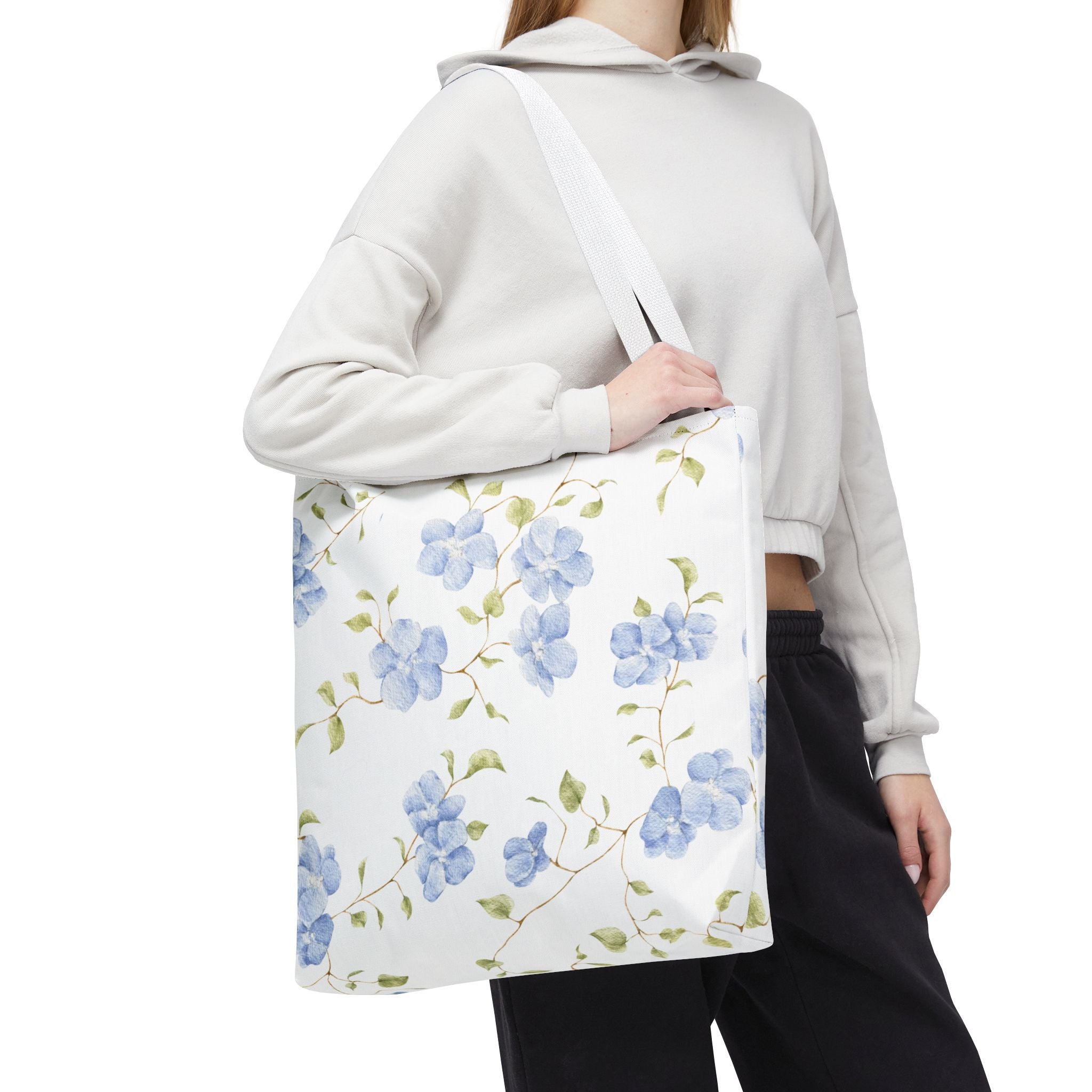 Floral Tote Bag, Stylish Eco-Friendly Bag, Gift for Her, Beach Bag, Shopping Tote, College Bag