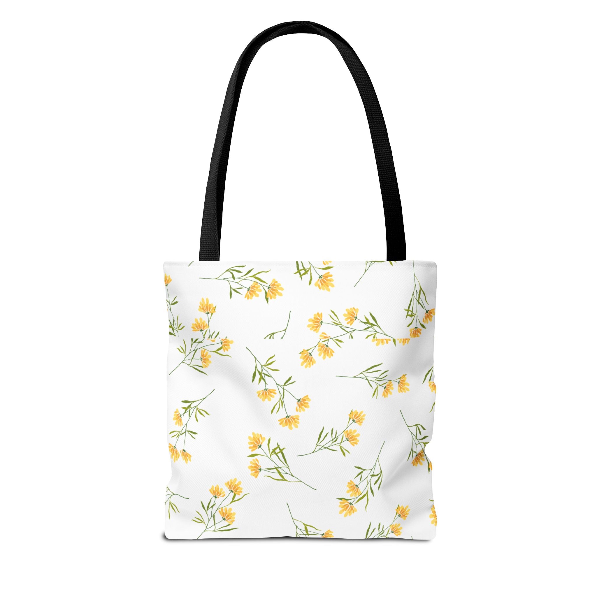 Customizable: Yellow Floral Tote Bag