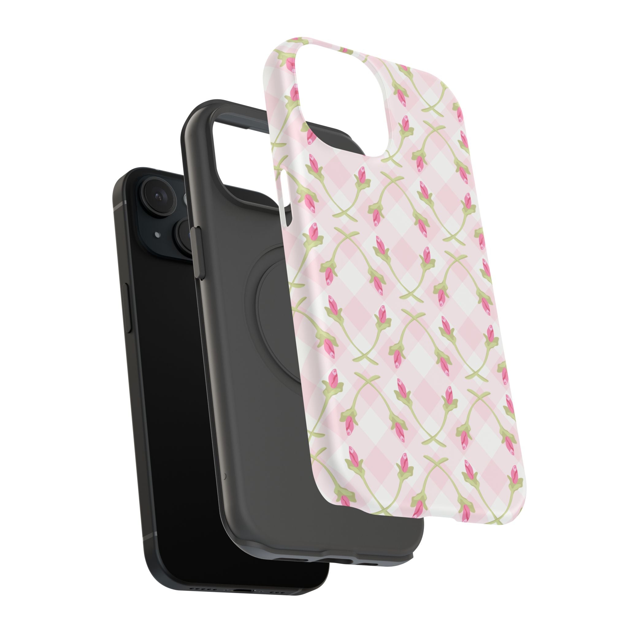 Customizable: Floral Impact-Resistant Phone Case