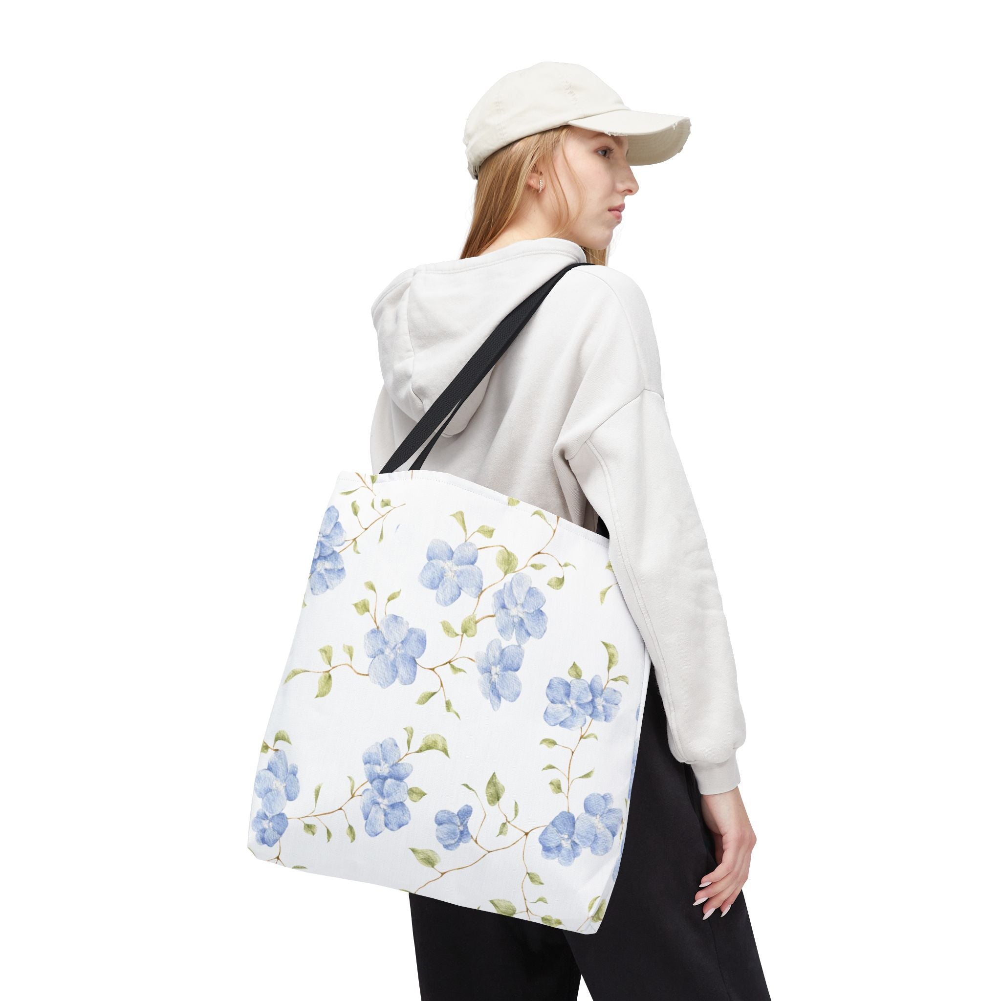 Floral Tote Bag, Stylish Eco-Friendly Bag, Gift for Her, Beach Bag, Shopping Tote, College Bag