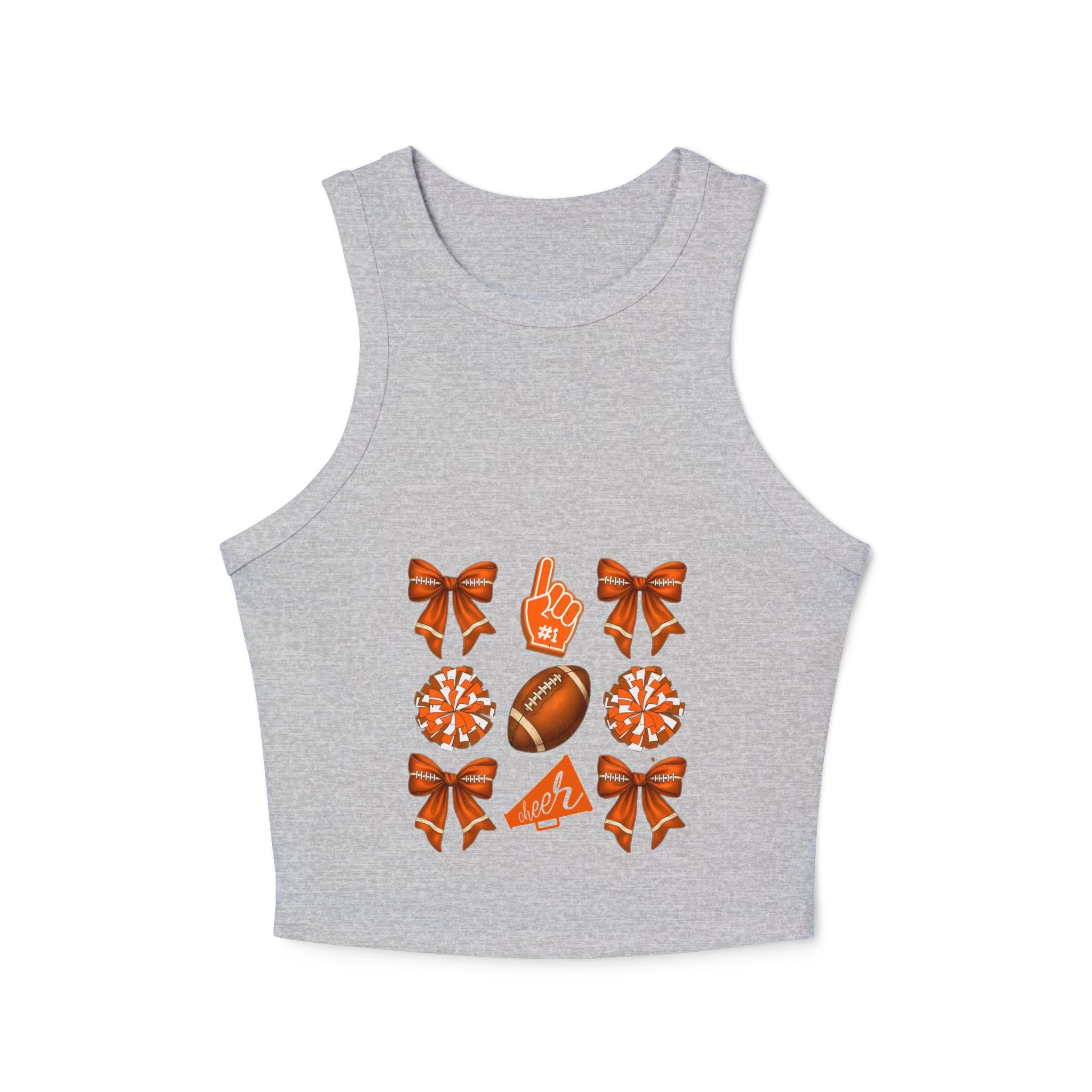 Customizable Orange Themed Game Day Tank