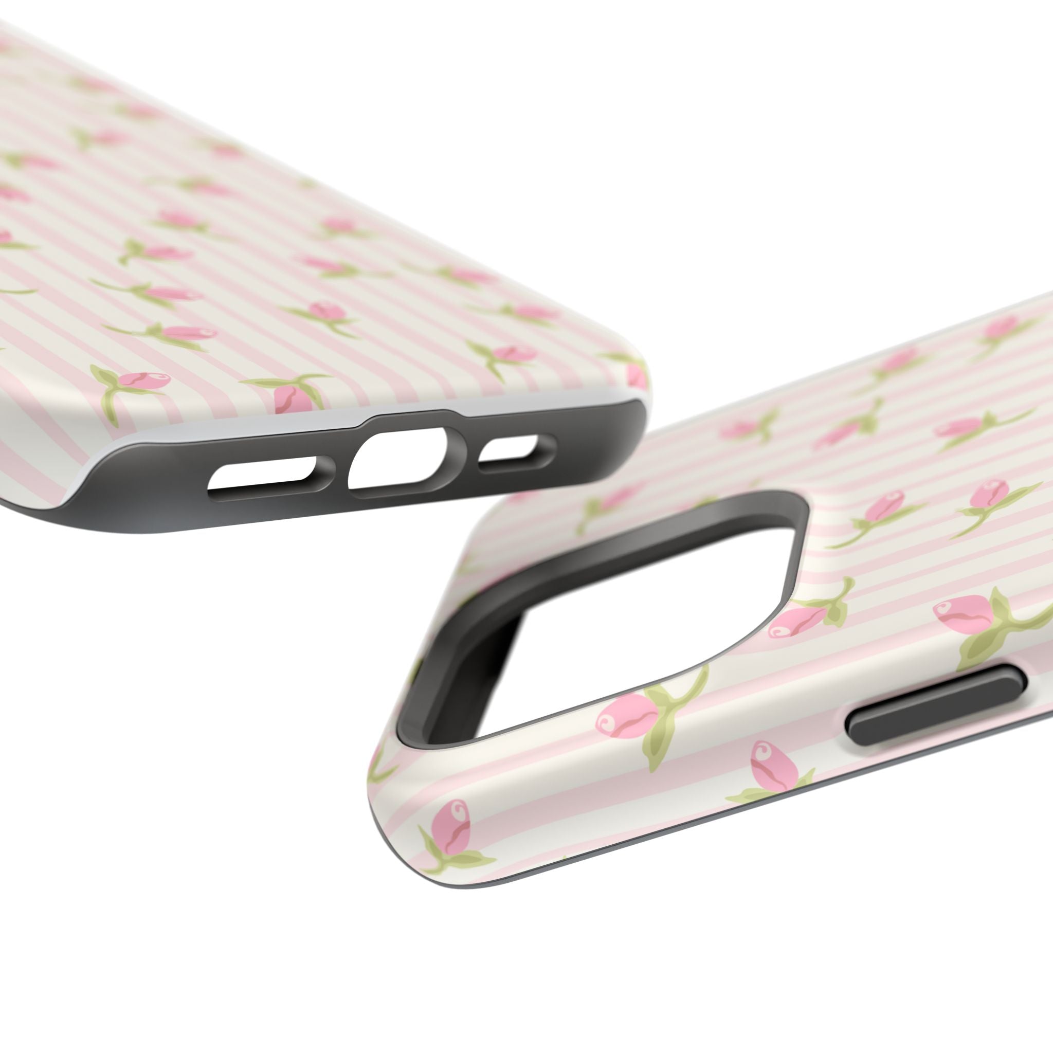 Customizable: Floral Impact-Resistant Phone Case