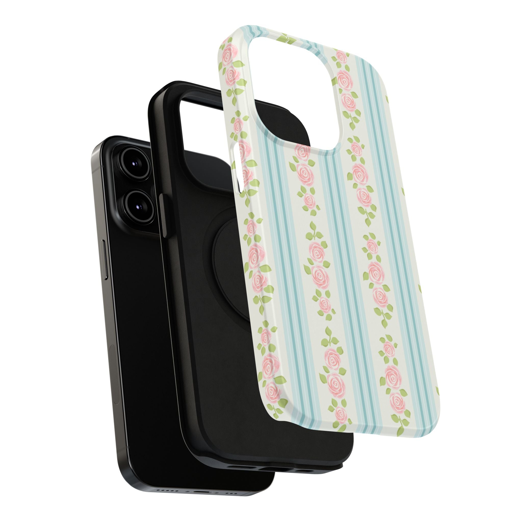 Customizable: Floral Impact-Resistant Phone Case