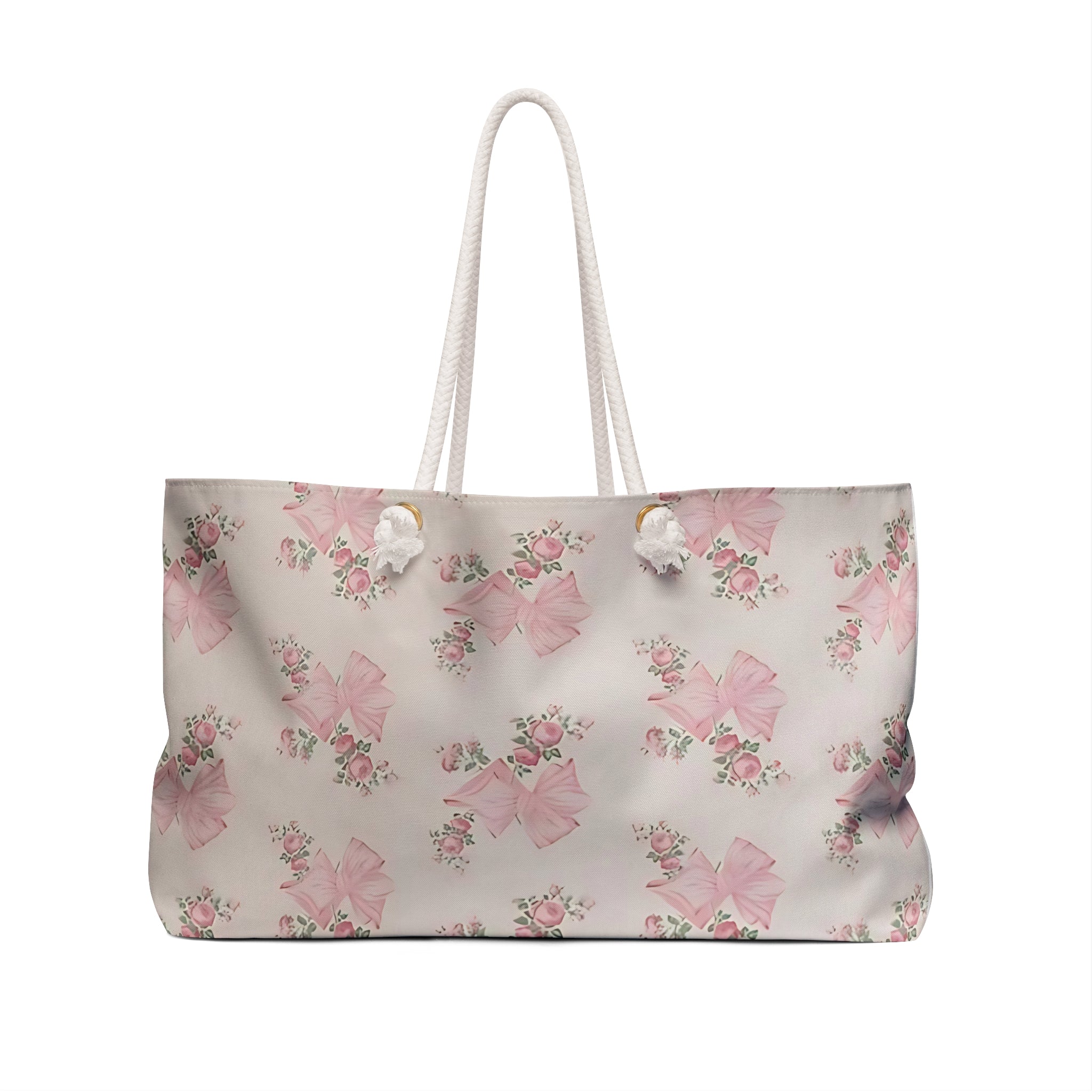 Floral Pink Weekender Bag, Stylish Travel Tote, Perfect for Beach, Gym, Weekend Getaway, Gift for Her