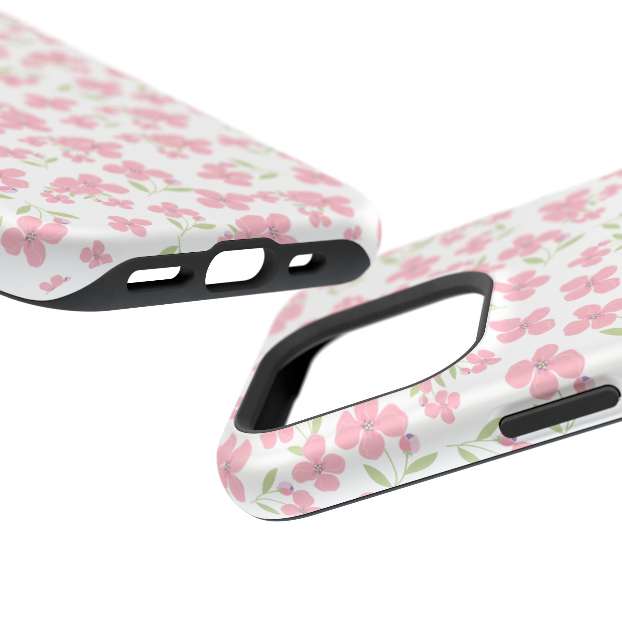 Customizable: Floral Impact-Resistant Phone Case