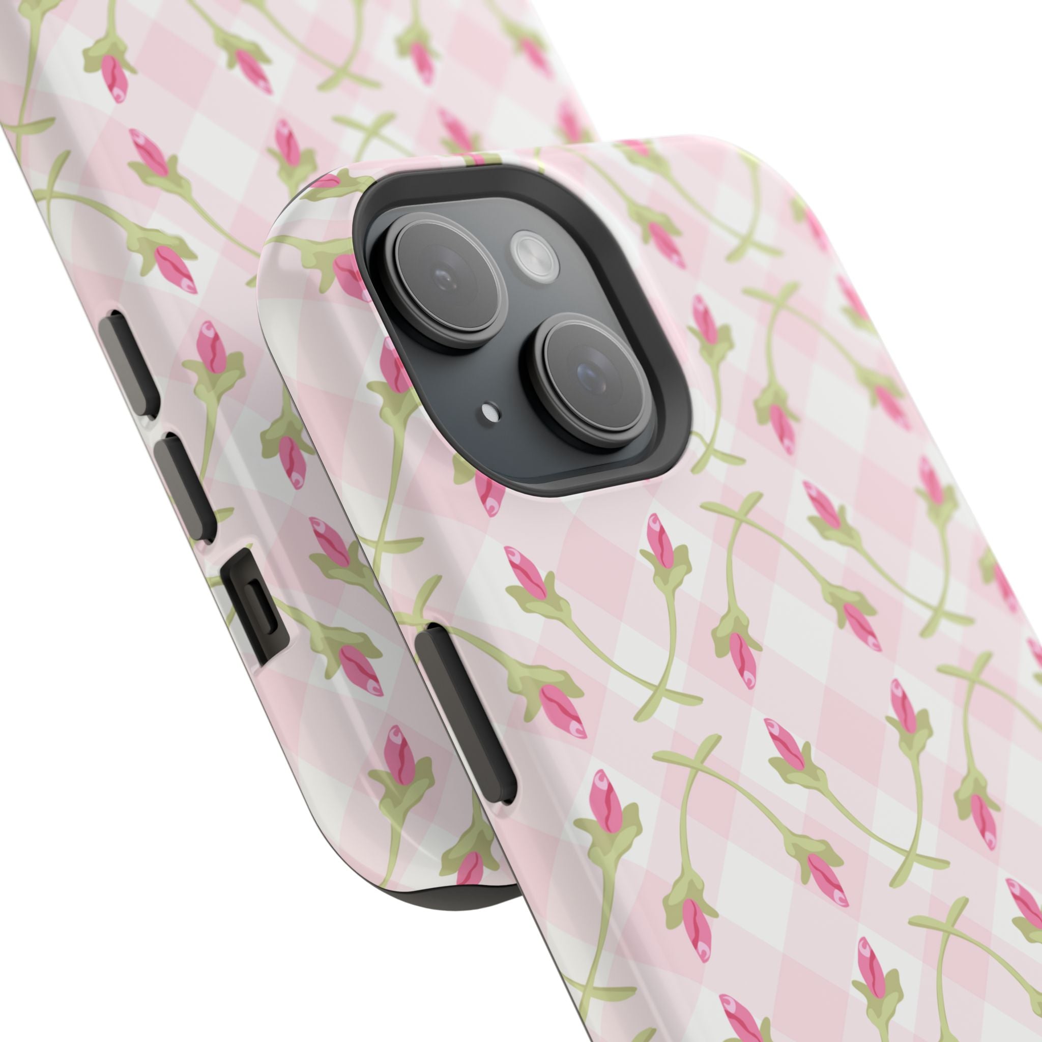 Customizable: Floral Impact-Resistant Phone Case