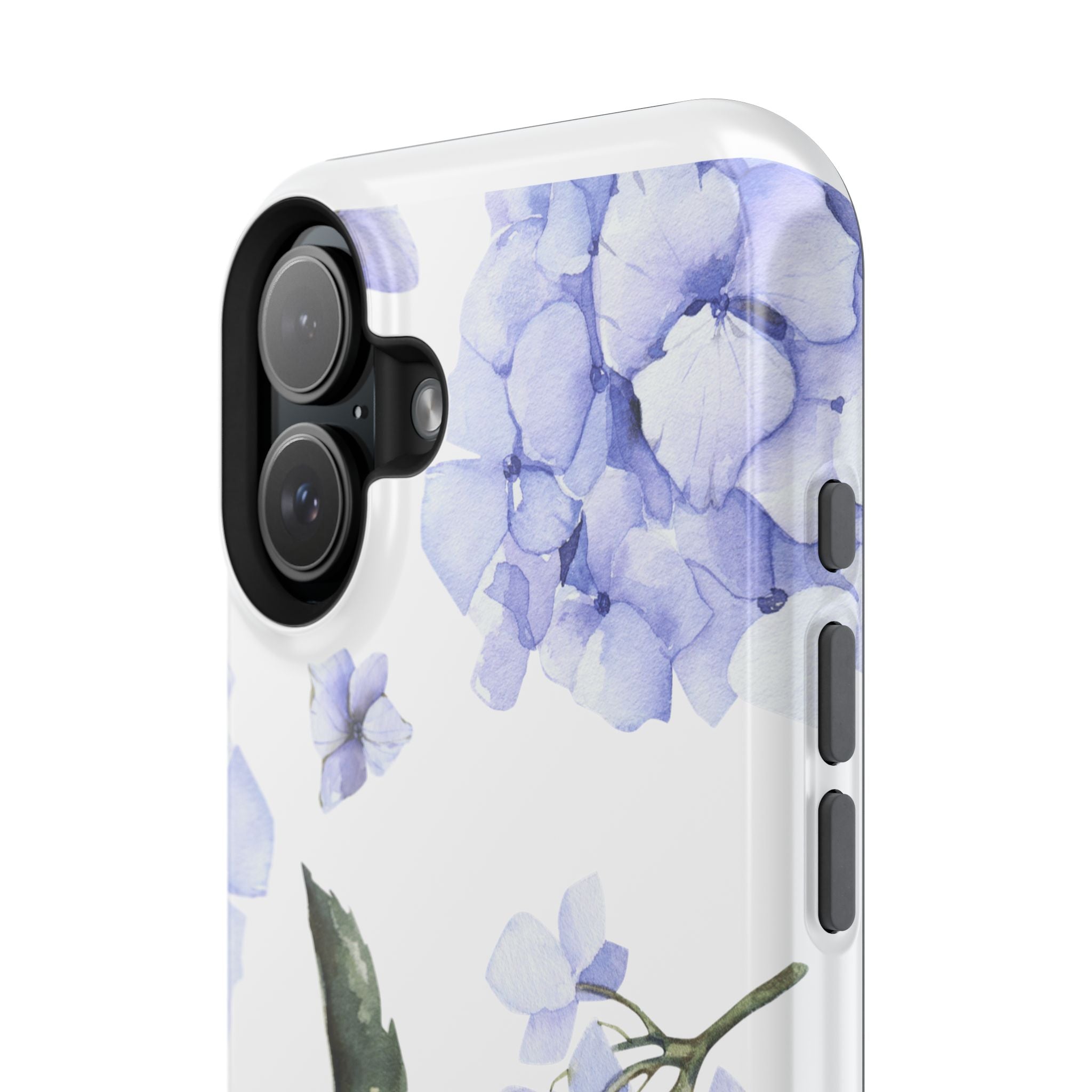 Customizable: Floral Purple Hydrangea Impact-Resistant Phone Case