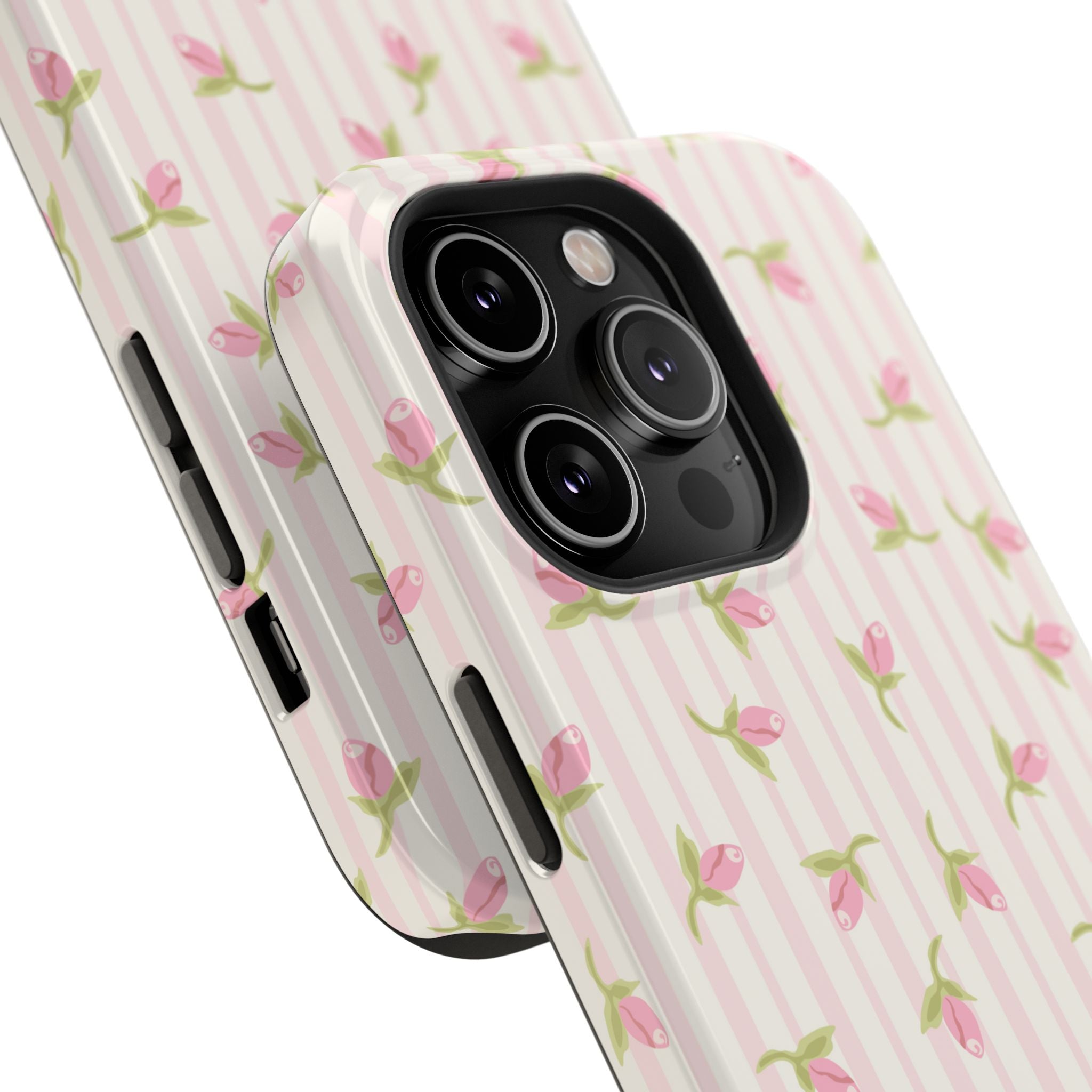 Customizable: Floral Impact-Resistant Phone Case
