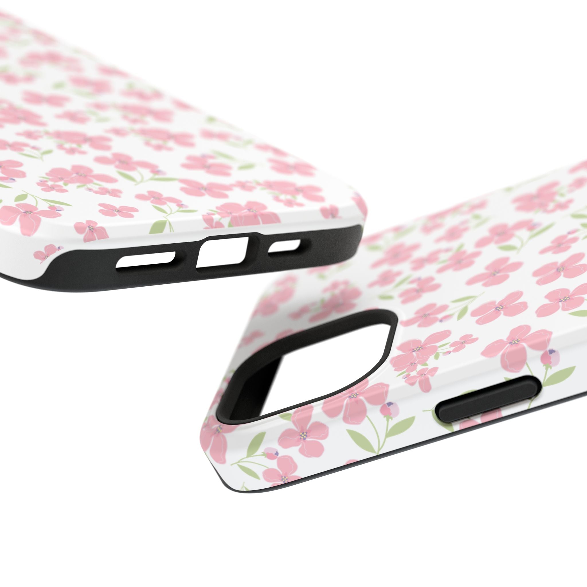Customizable: Floral Impact-Resistant Phone Case