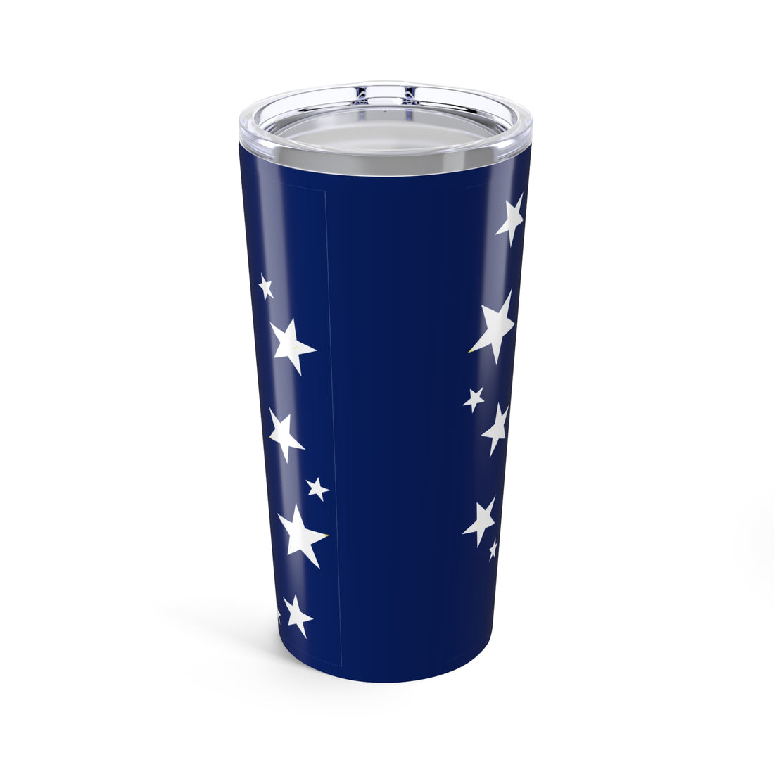 Customizable Navy Blue Star  Tumbler 20oz