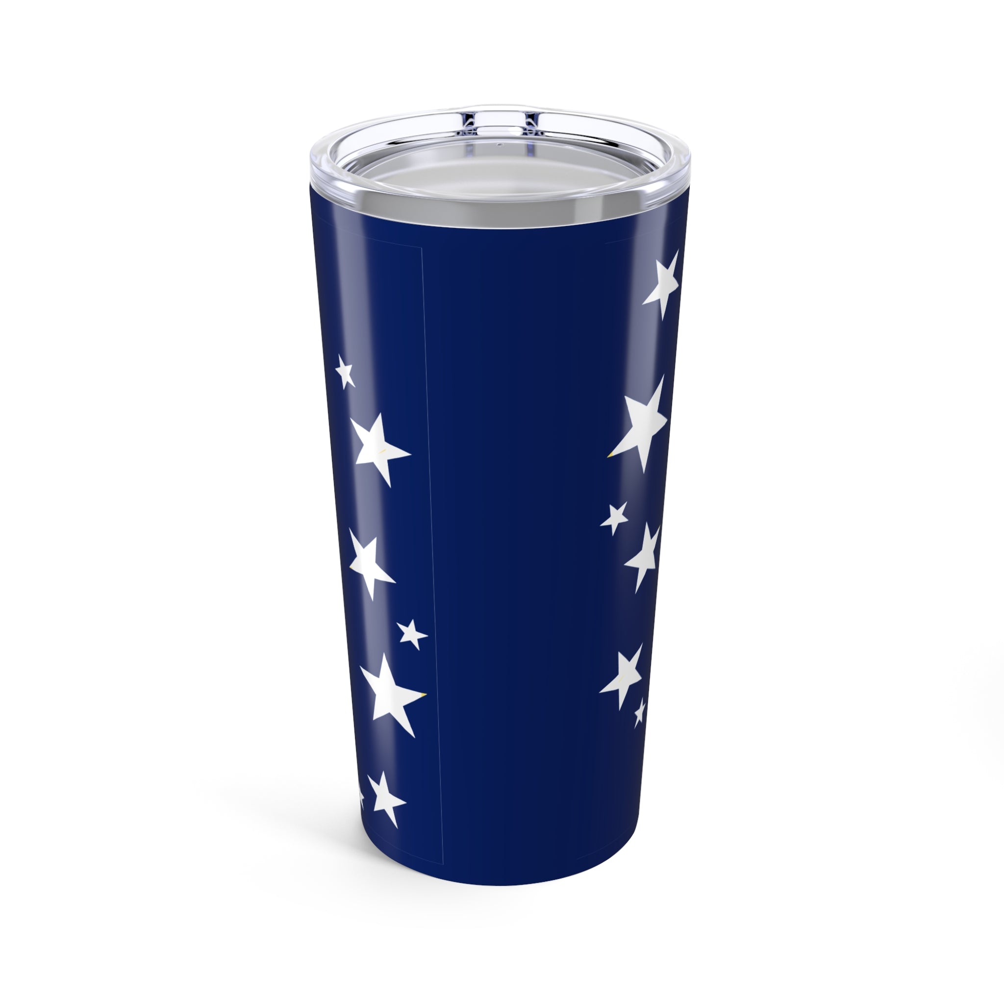 Customizable Navy Blue Star  Tumbler 20oz
