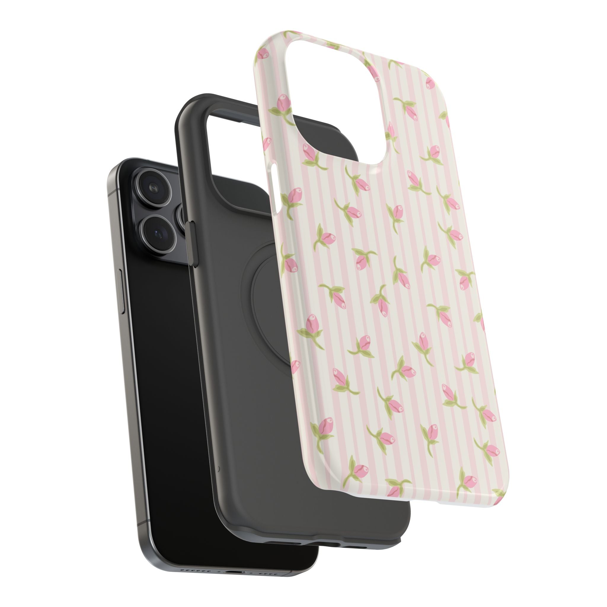 Customizable: Floral Impact-Resistant Phone Case