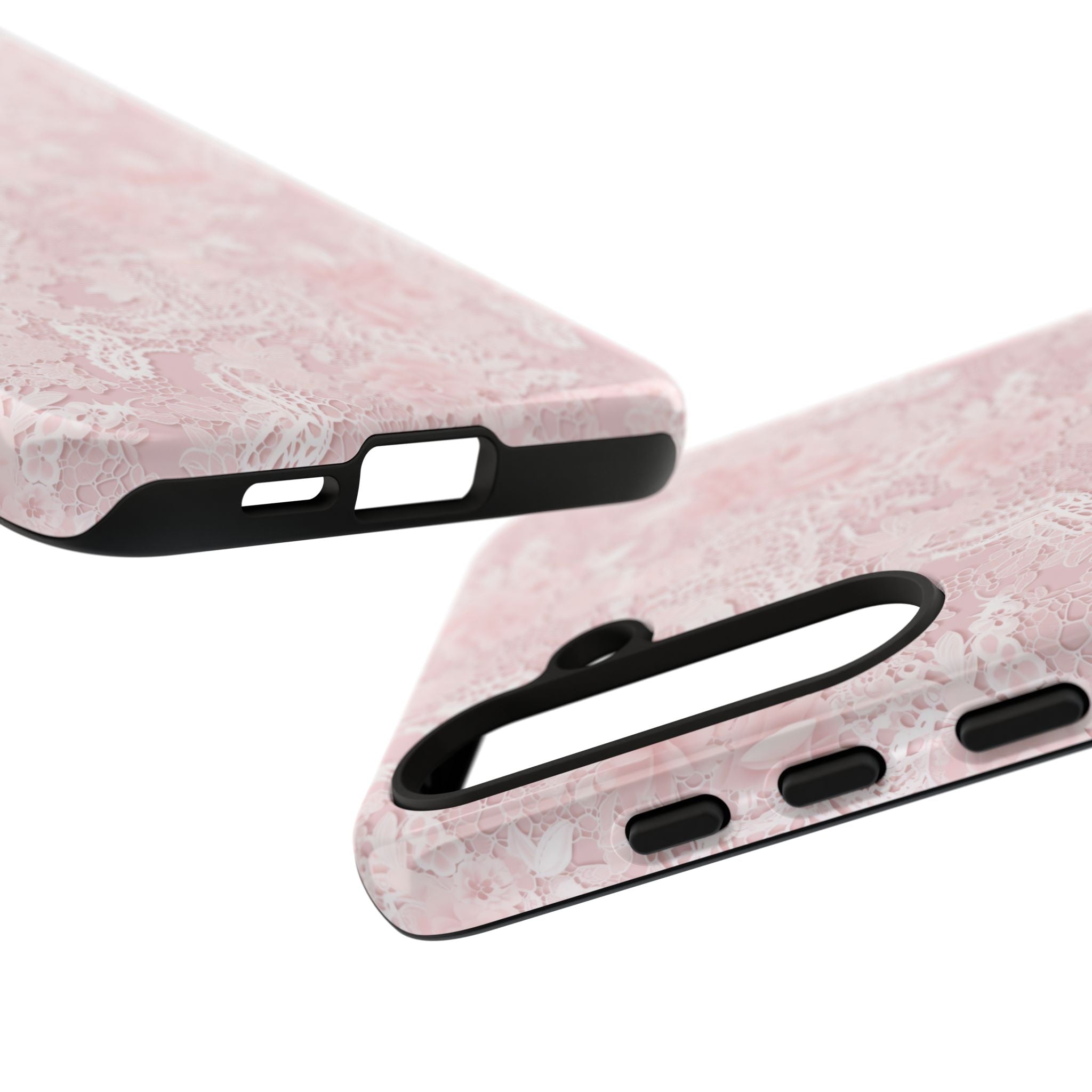 Customizable: Pink Floral Phone Case, Stylish Tough Cases, Unique Gift for Her, Cute Phone Accessories, Floral Tech Cover
