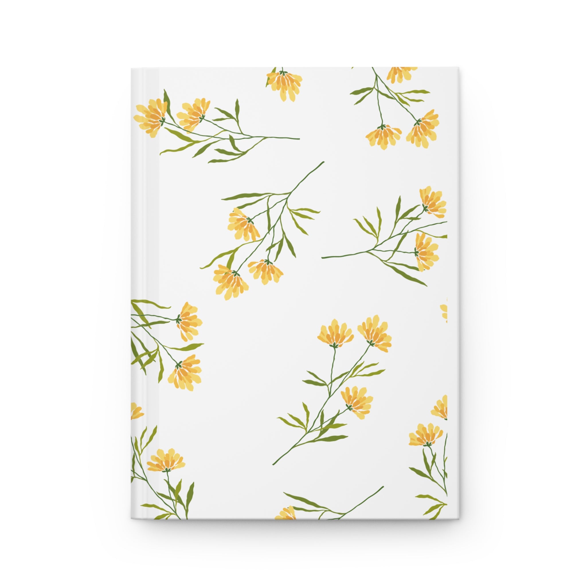 Floral Hardcover Journal - Elegant Writing Notebook for Creative Souls, Personalized Gift, Sketchbook, Daily Planner, School Journal