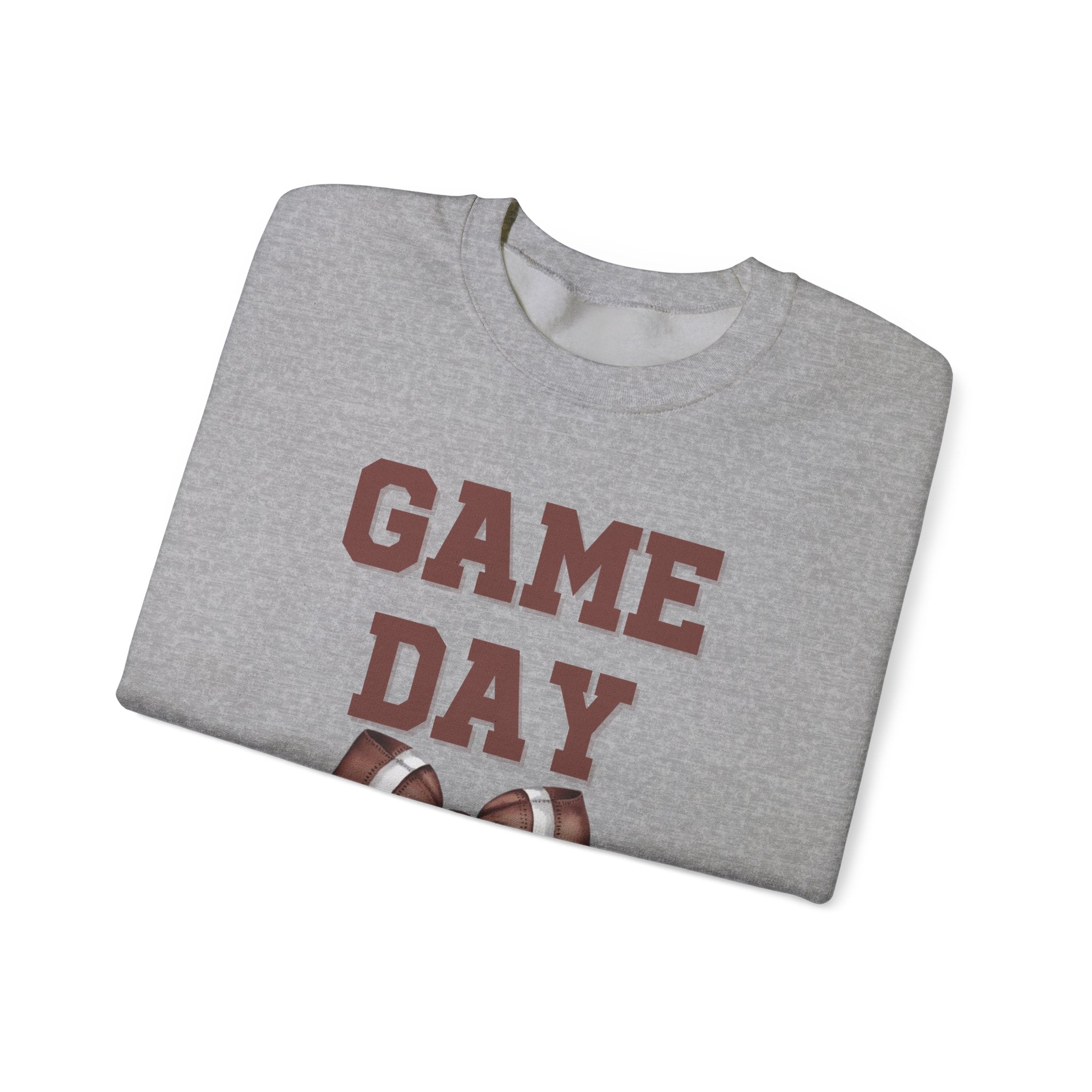 Customizable Brown Game Day Sweatshirt, Sports Apparel, Tailgate Fashion