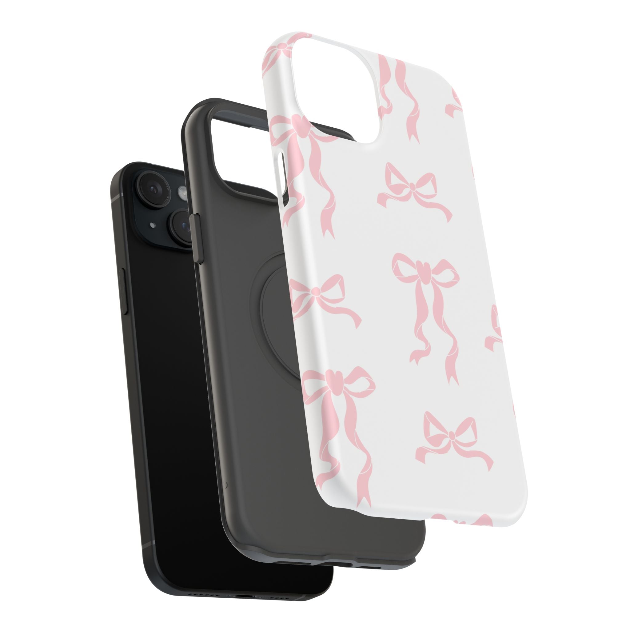 Customizable Cute Bow Pattern Phone Case