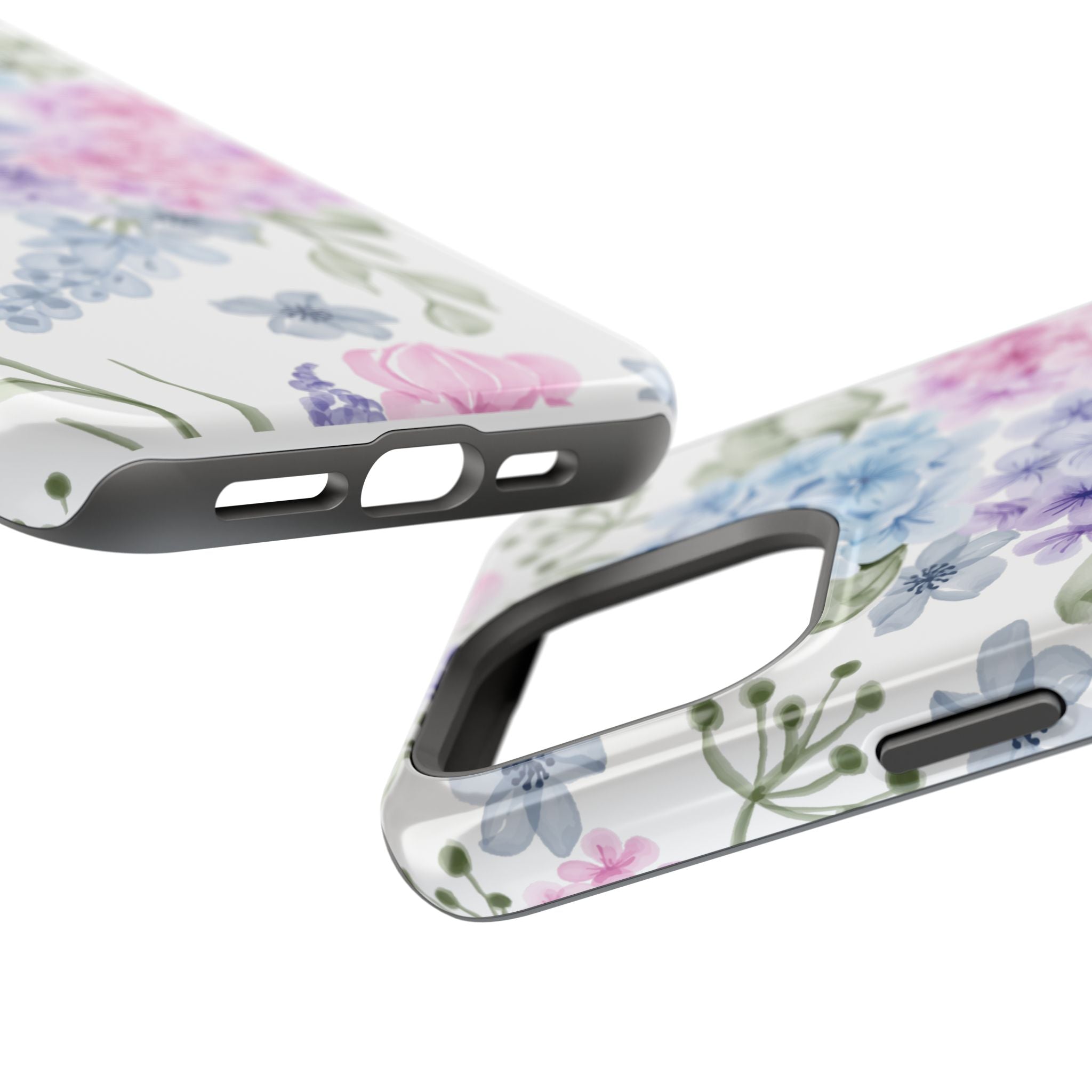 Customizable: Floral Hydrangea Impact-Resistant Phone Case