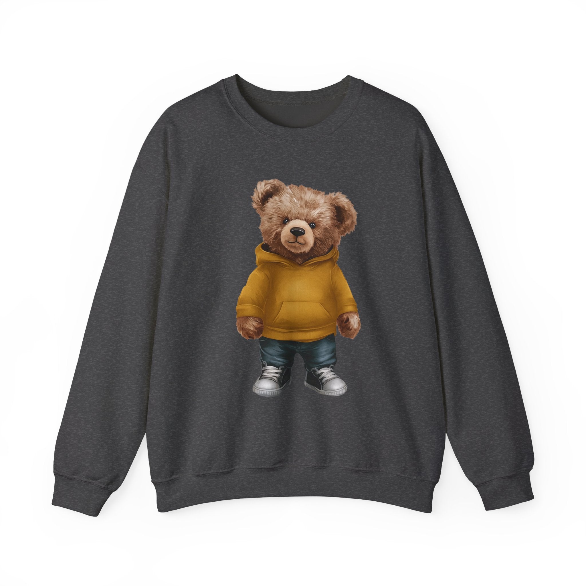 Customizable Bear with Gold Hoodie Crewneck