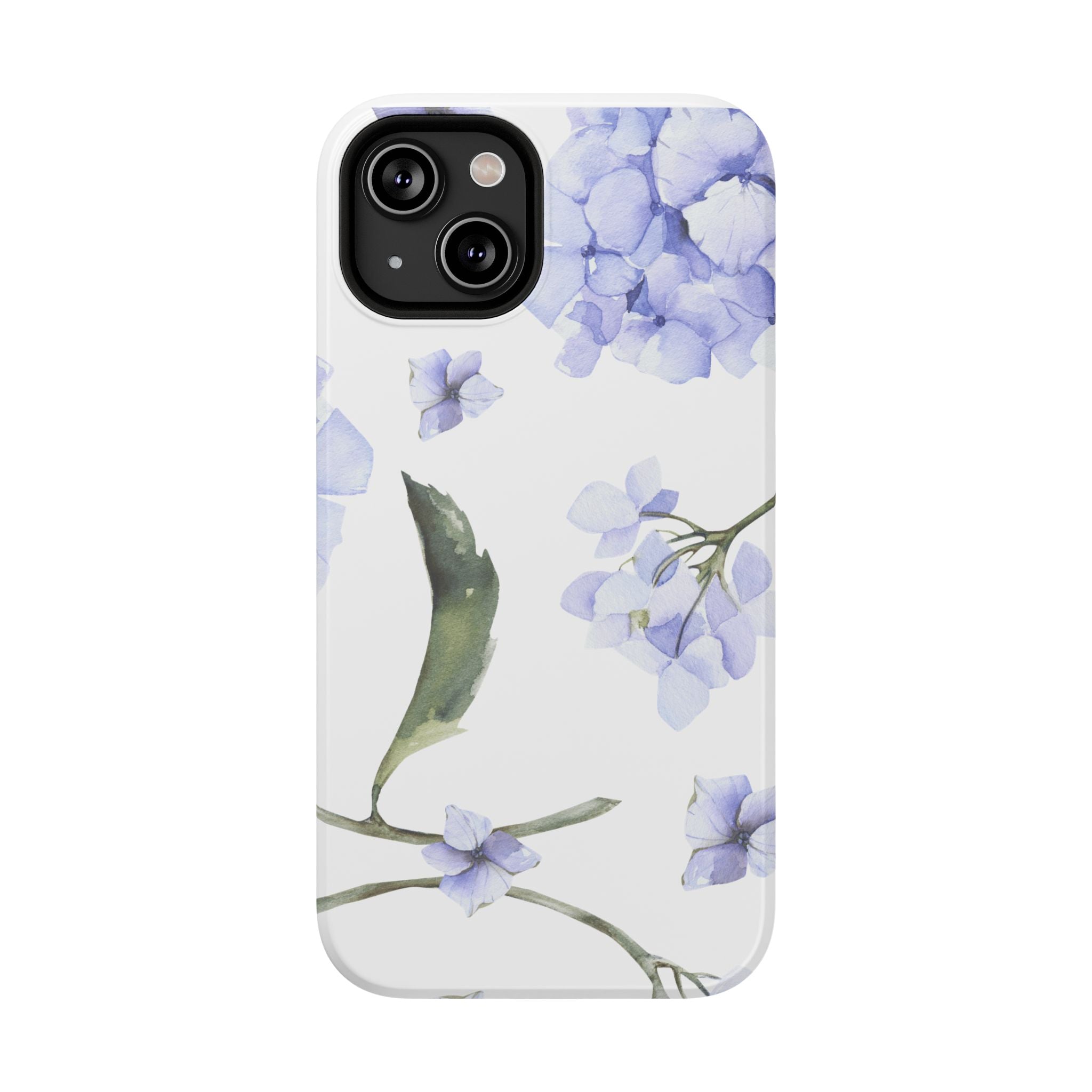 Customizable: Floral Purple Hydrangea Impact-Resistant Phone Case