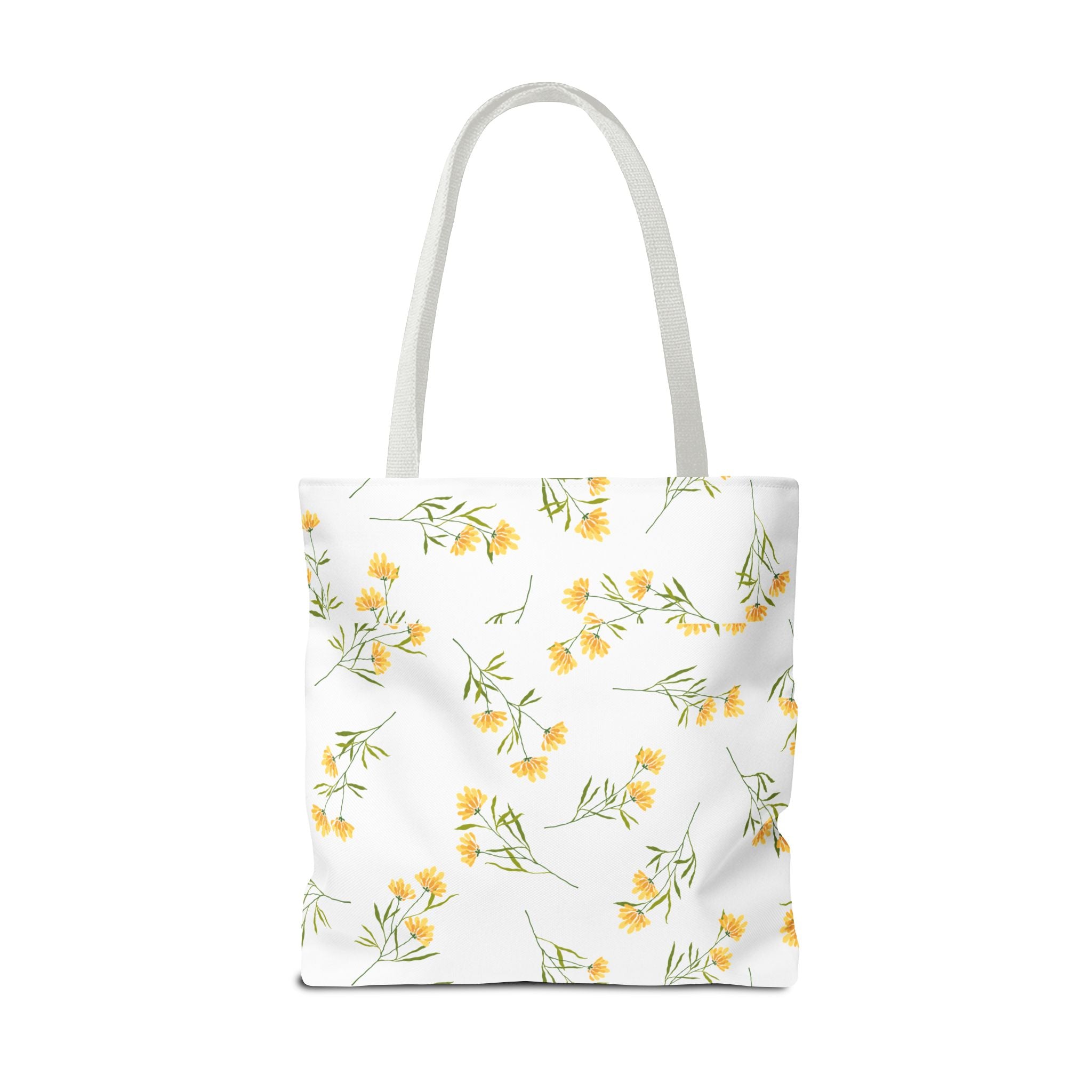 Customizable: Yellow Floral Tote Bag
