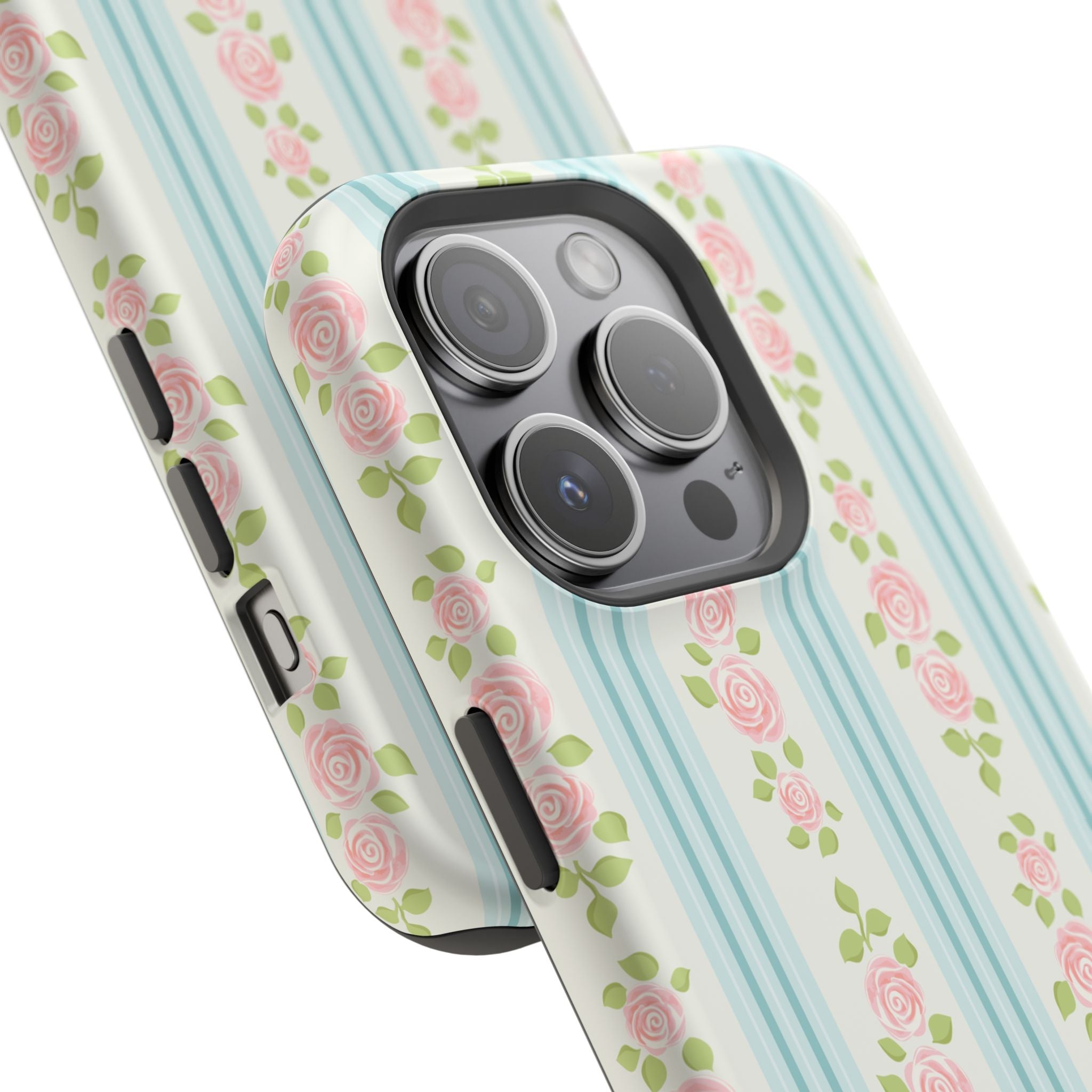 Customizable: Floral Impact-Resistant Phone Case