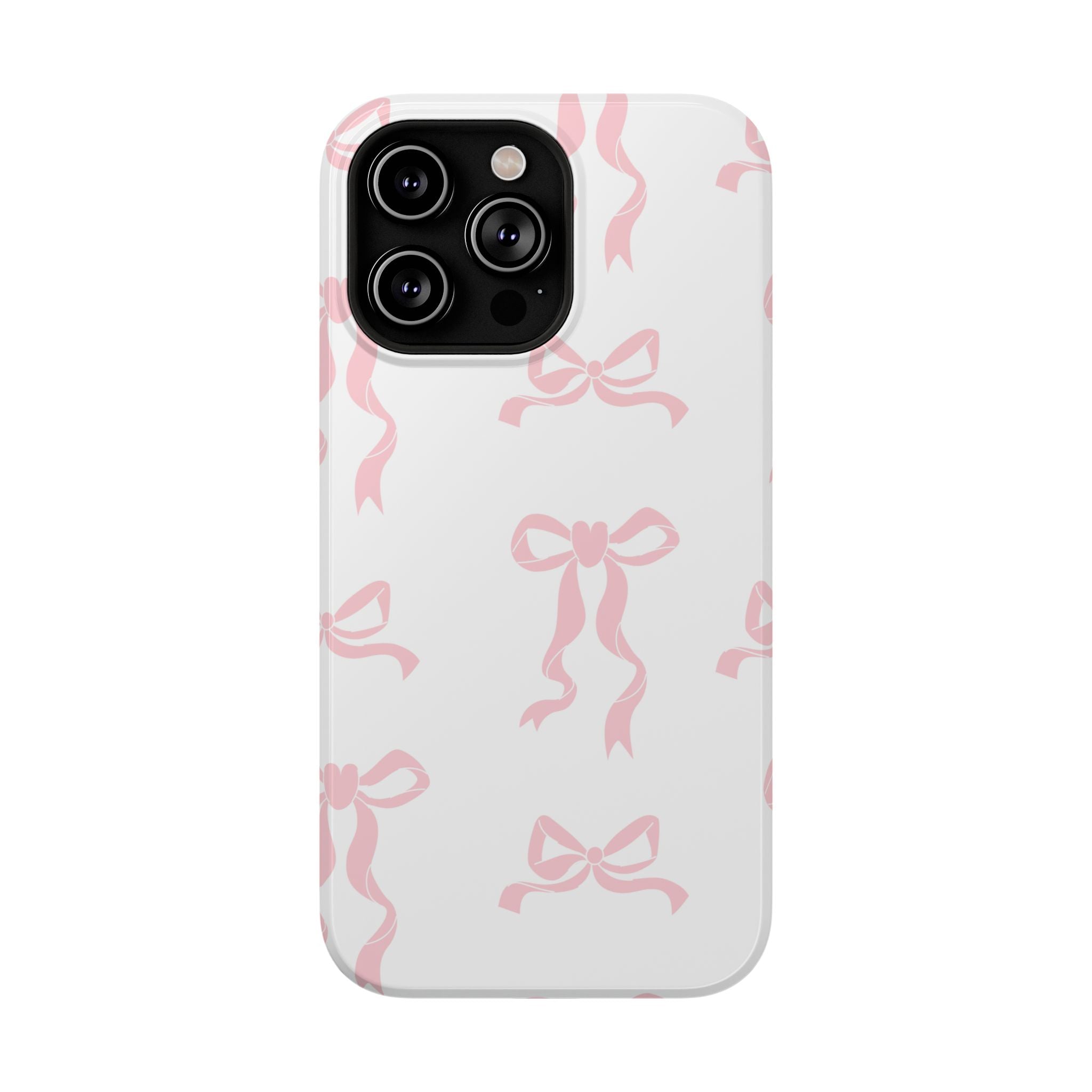 Customizable Cute Bow Pattern Phone Case