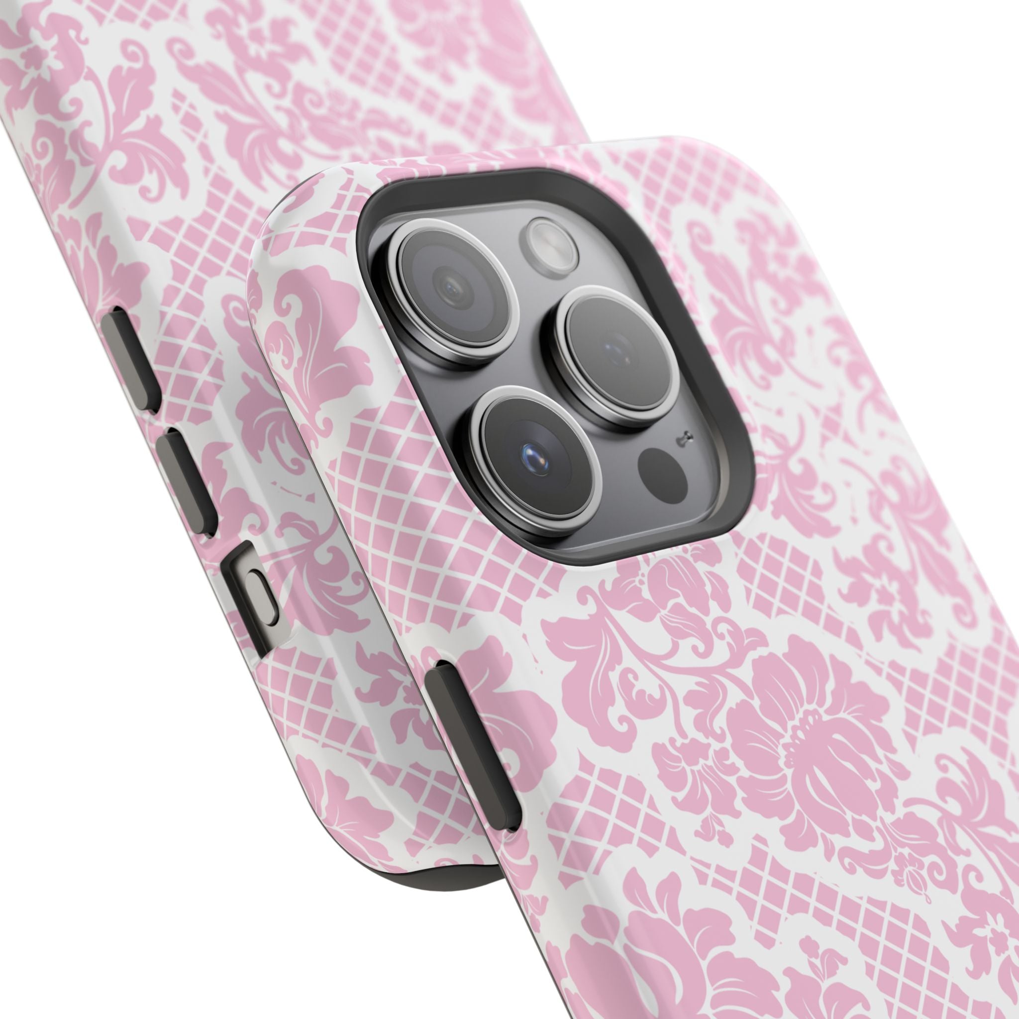 Customizable: Pink Lace Inspired Elegantly Chic Impact-Resistant Case