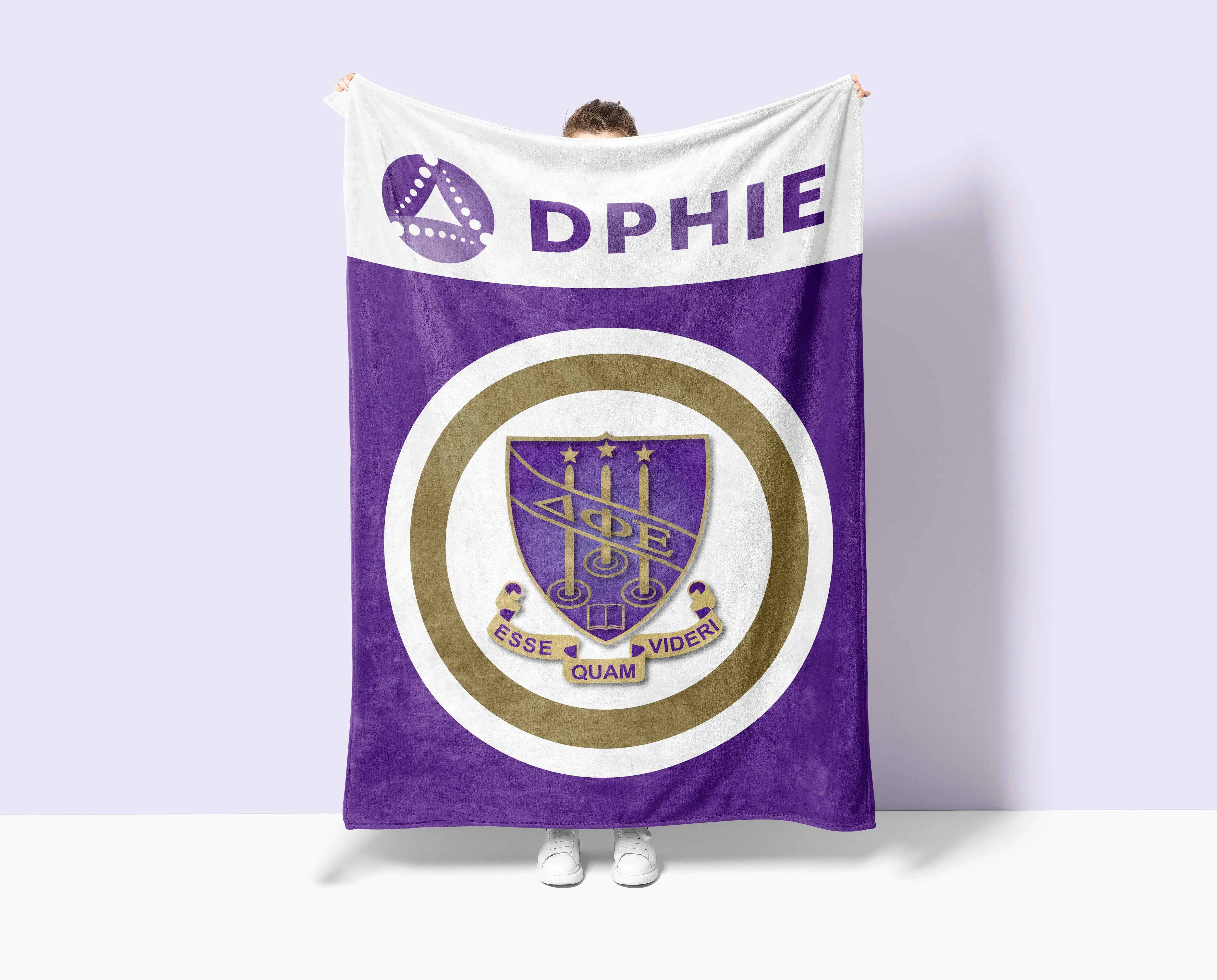 DPHIE XL 60x80 Sherpa Blanket - Crest Bullseye