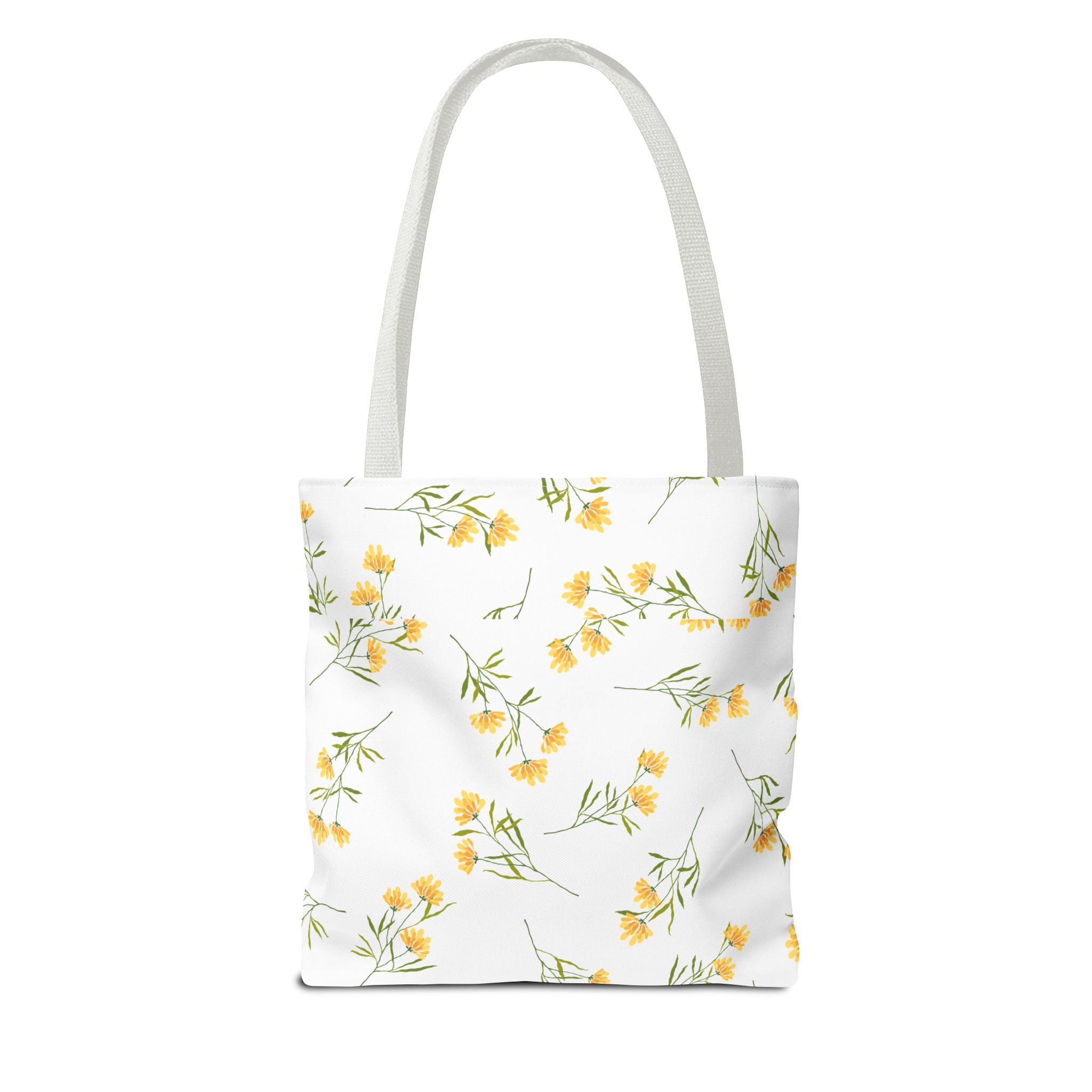 Customizable: Yellow Floral Tote Bag