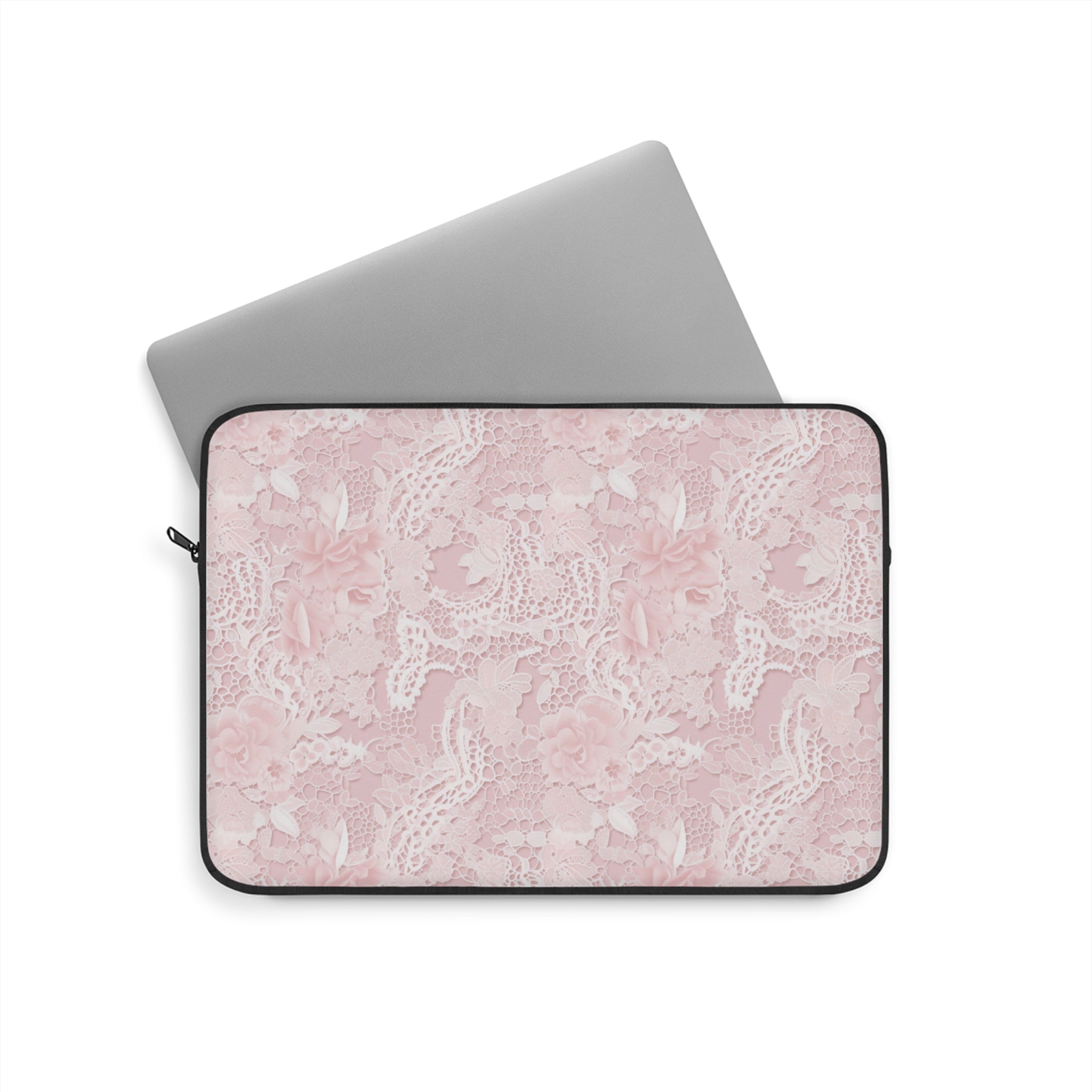 Customizable: Stylish Floral Laptop Sleeve - Elegant Protection for Your Device, Gift for Students, Perfect for College, Work or Travel