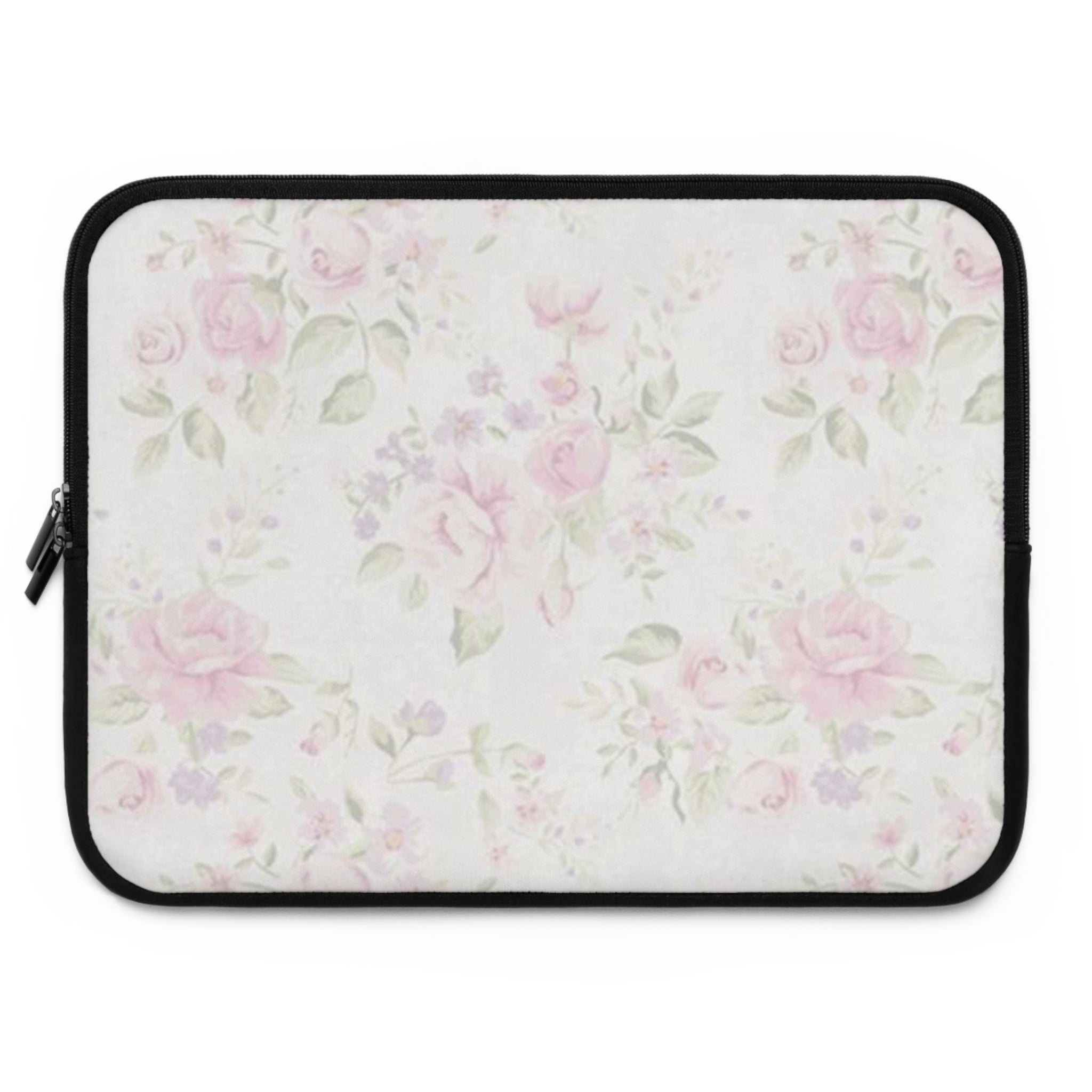Chic Floral Laptop Sleeve - Stylish Tech Accessory for Women, Cute Gift for Students, Mother's Day, Birthday