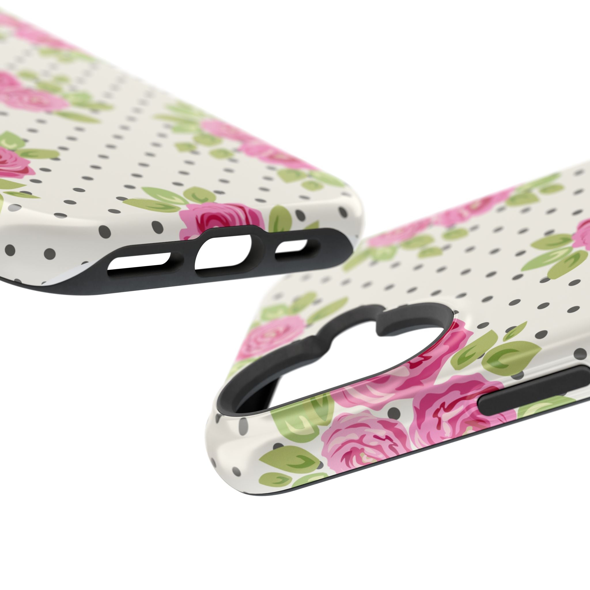 Customizable: Floral Polka Dot Phone Case