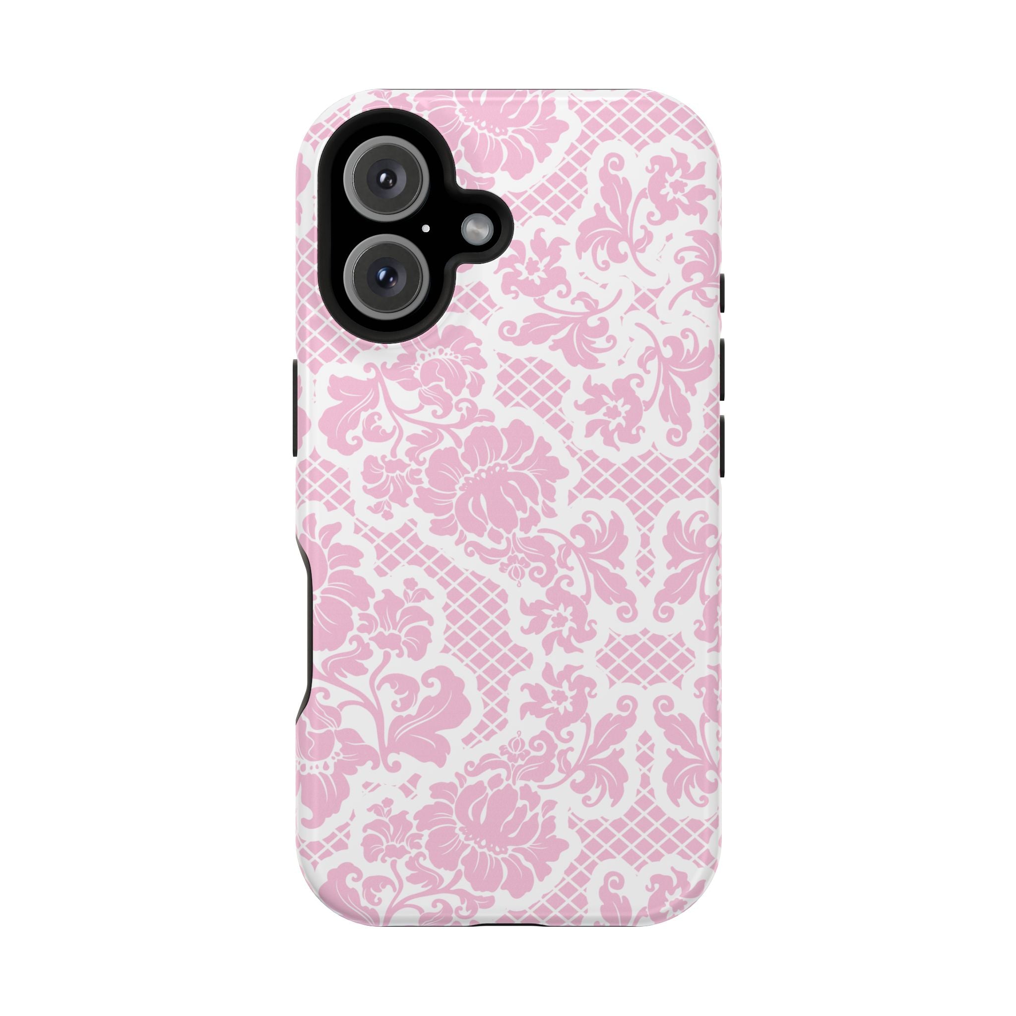 Customizable: Pink Lace Inspired Elegantly Chic Impact-Resistant Case