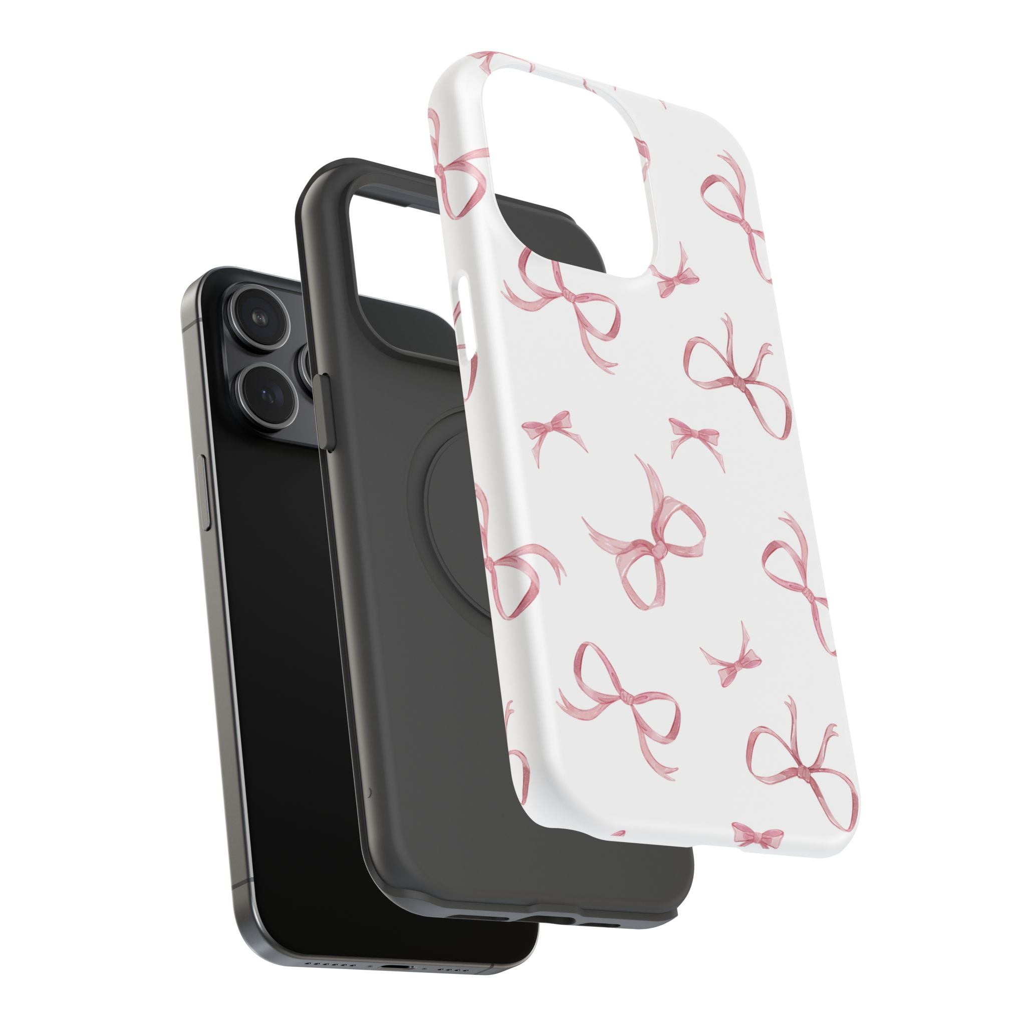 Customizable: Coquette Bow Stylish Impact-Resistant Phone Case