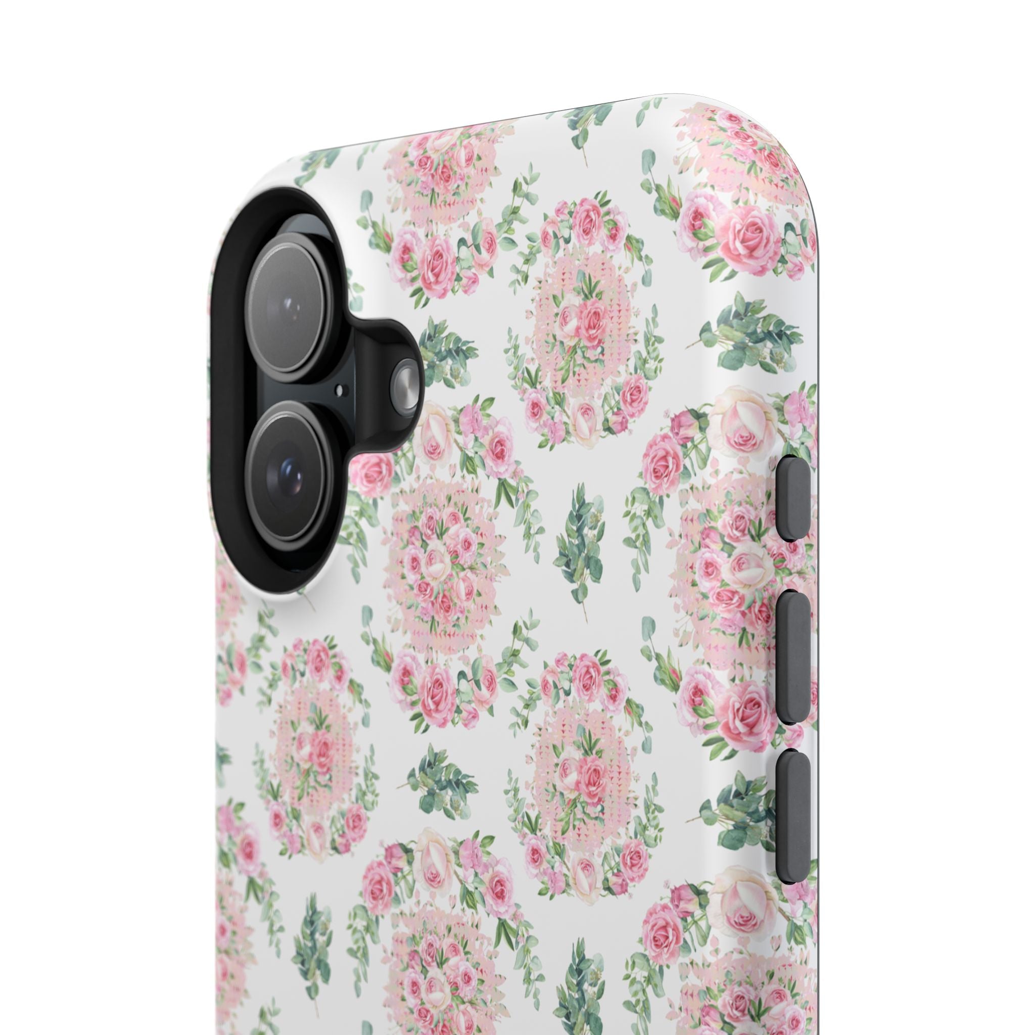 Customizable: Floral Impact-Resistant Phone Case