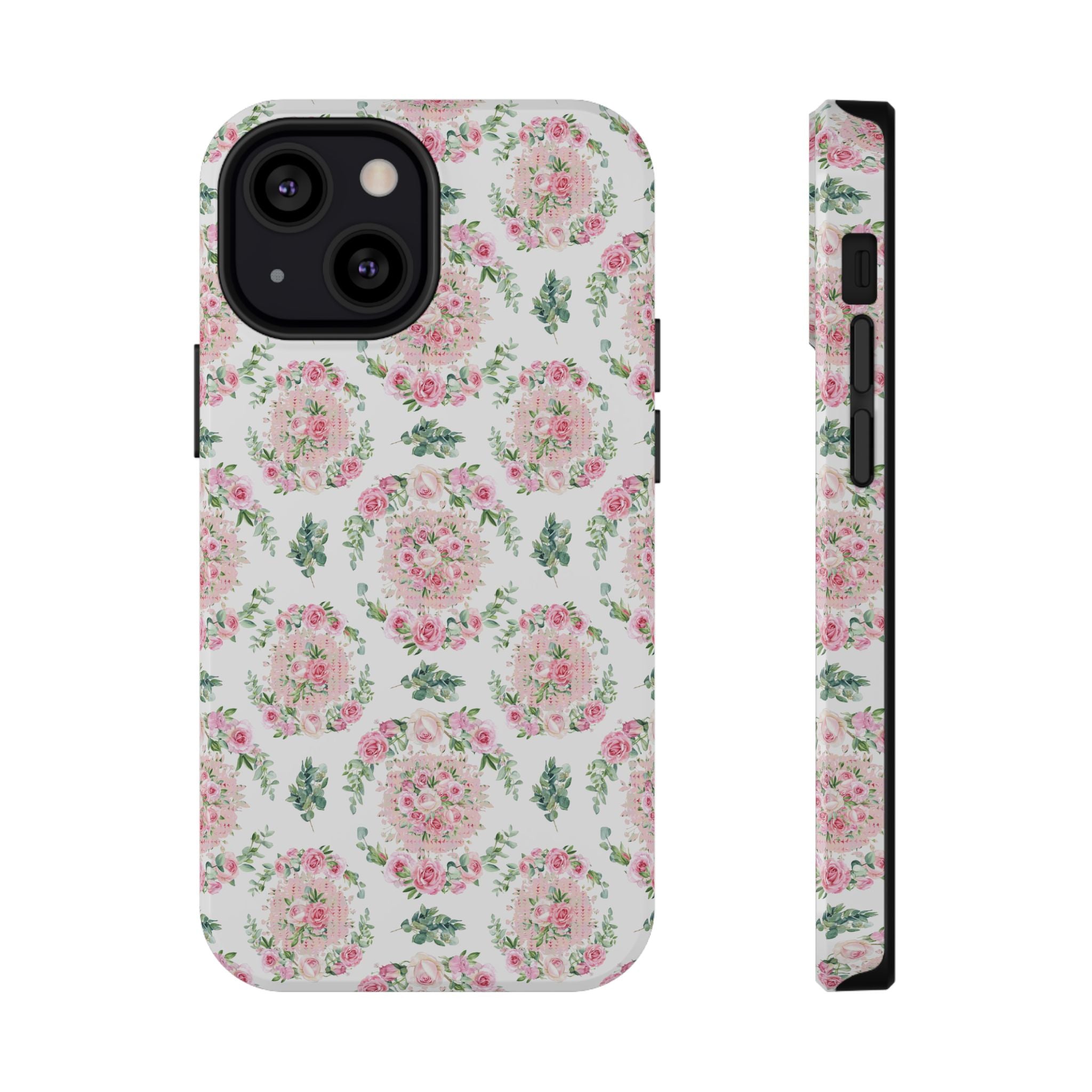 Customizable: Floral Impact-Resistant Phone Case