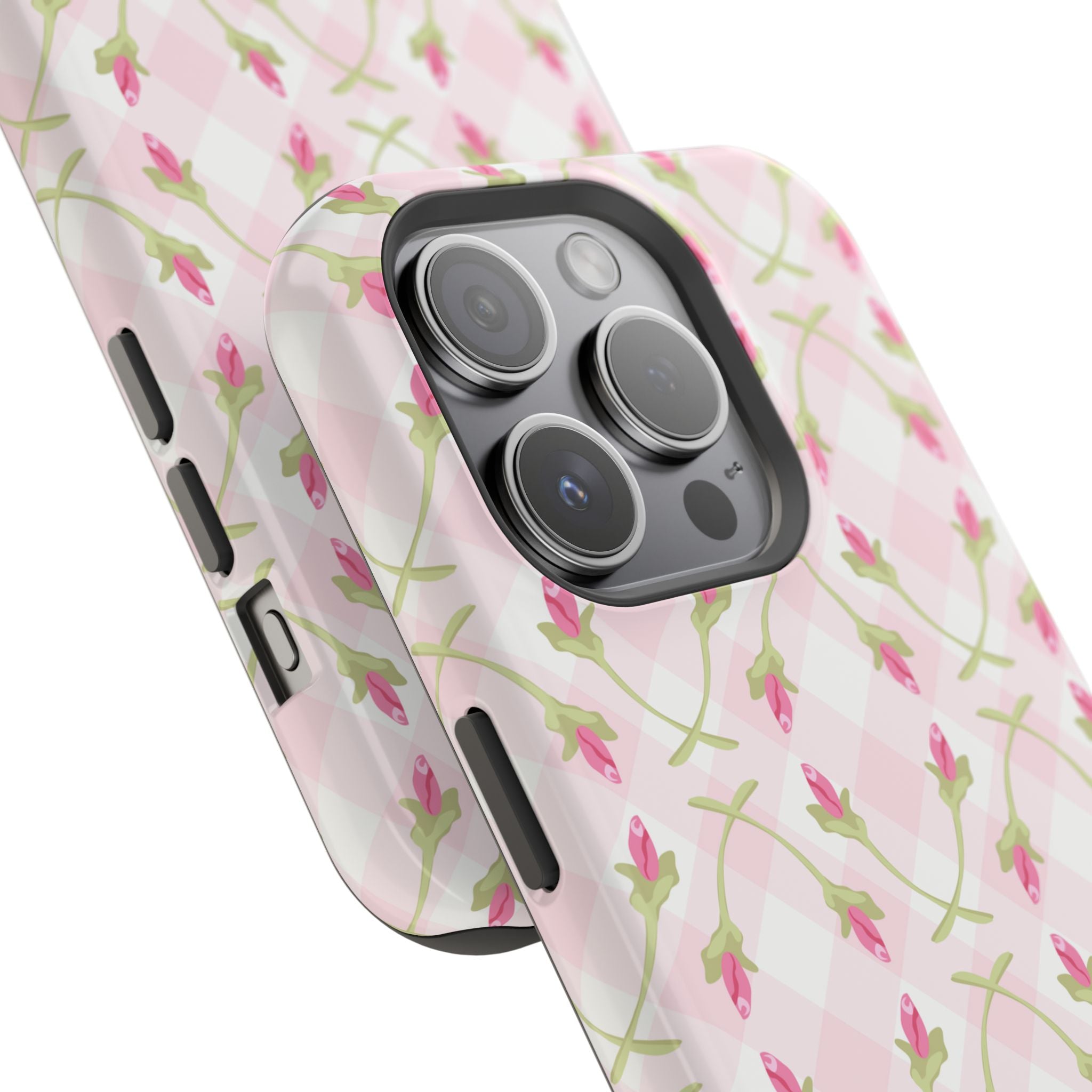 Customizable: Floral Impact-Resistant Phone Case